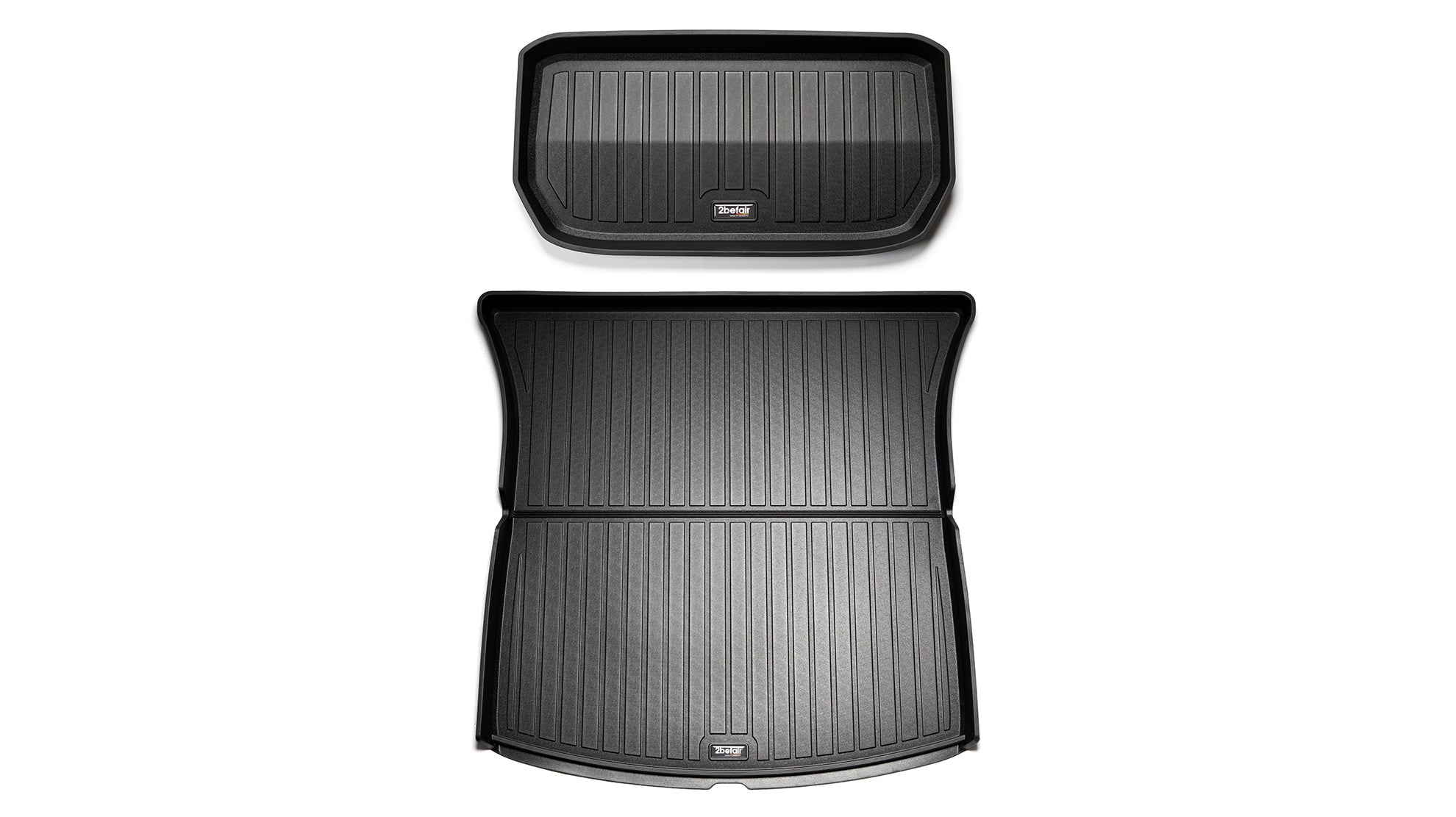 2befair set of rubber mats in the trunk (rear and front) for the Tesla  Model Y