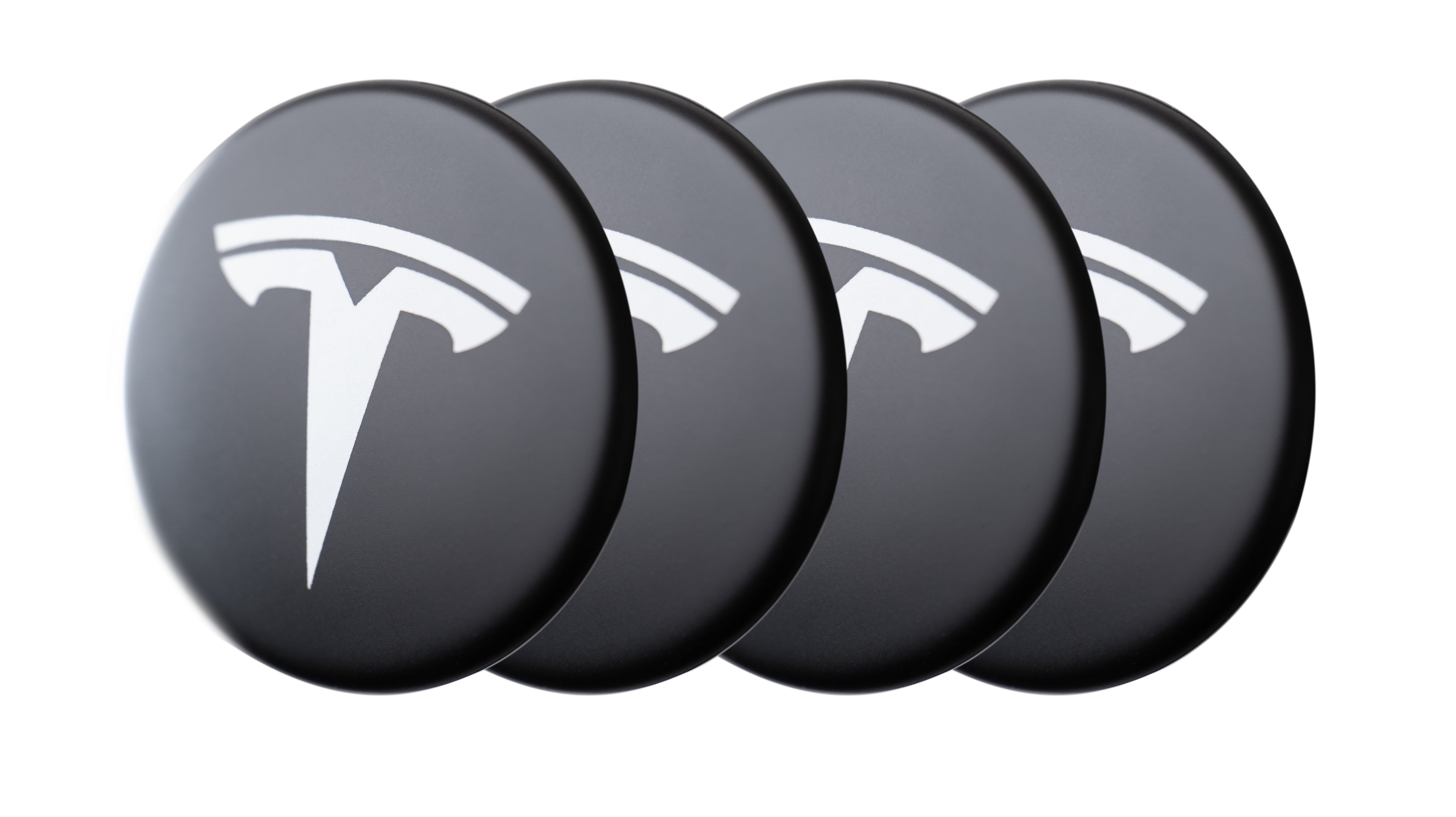 Tesla Radkappen-Kit, Tesla Radnaben-Mittelabdeckungen Radmutterkappen für  Tesla Model 3, Model Y, Model S, Model X, Silbernes Logo (grau)