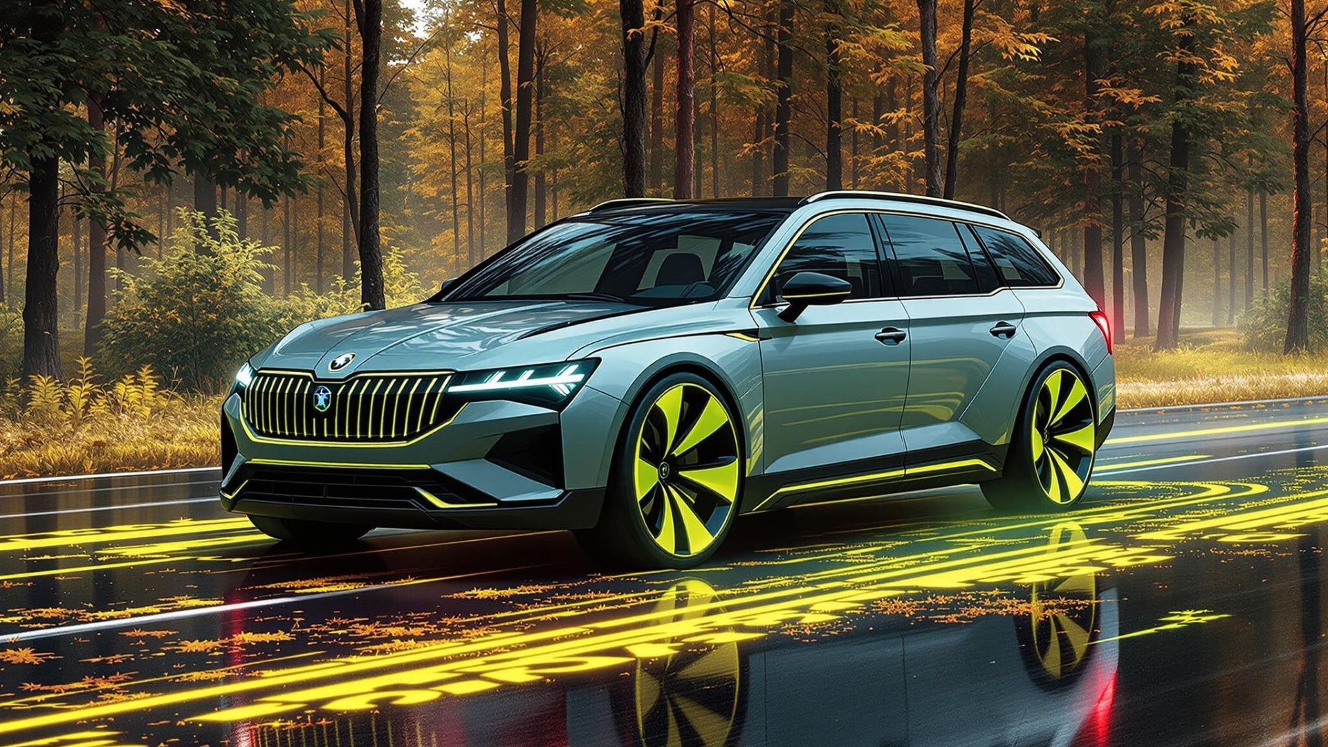 Škoda zeigt kontroverse Octavia E-Auto-Studie auf IAA München