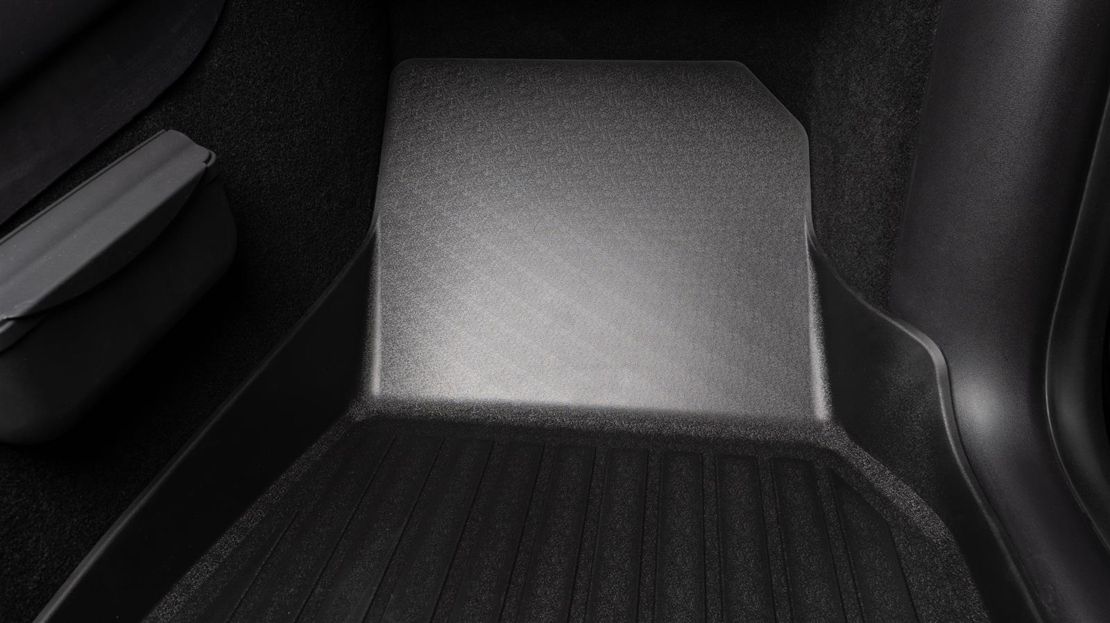 2befair Premium rubber mats footwell at the front for the Tesla Model Y