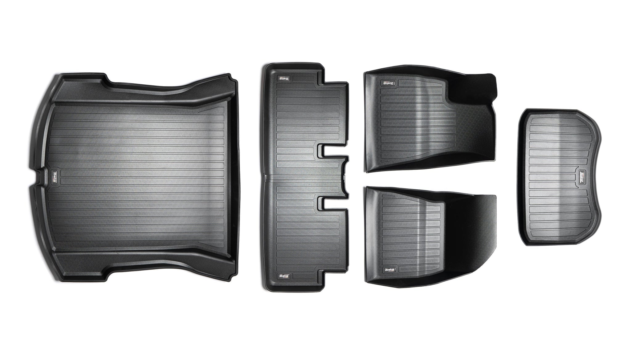 2befair All -weather mats overall set for the Tesla Model 3