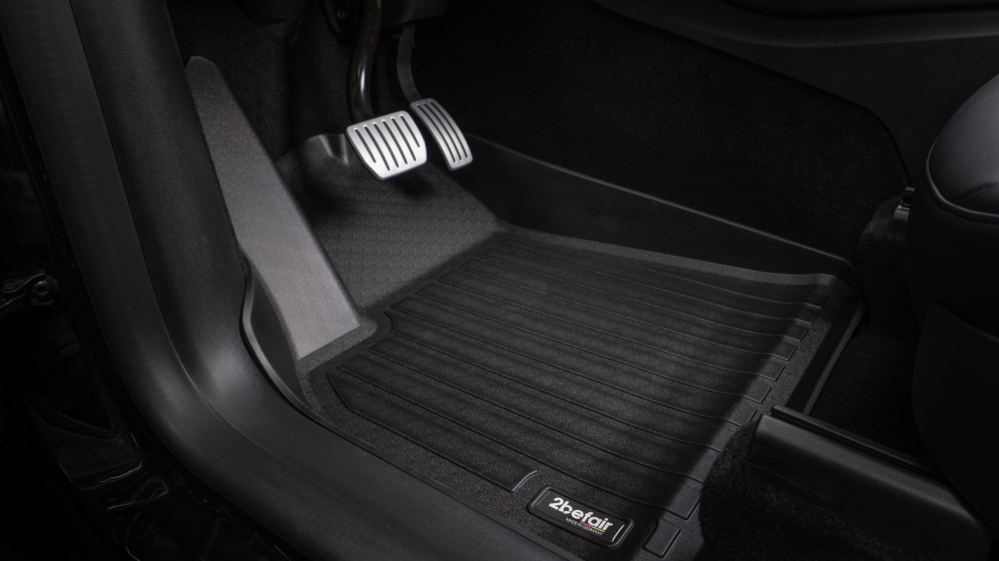 2befair Premium Gummimatten Set Innenraum für das Tesla Model Y