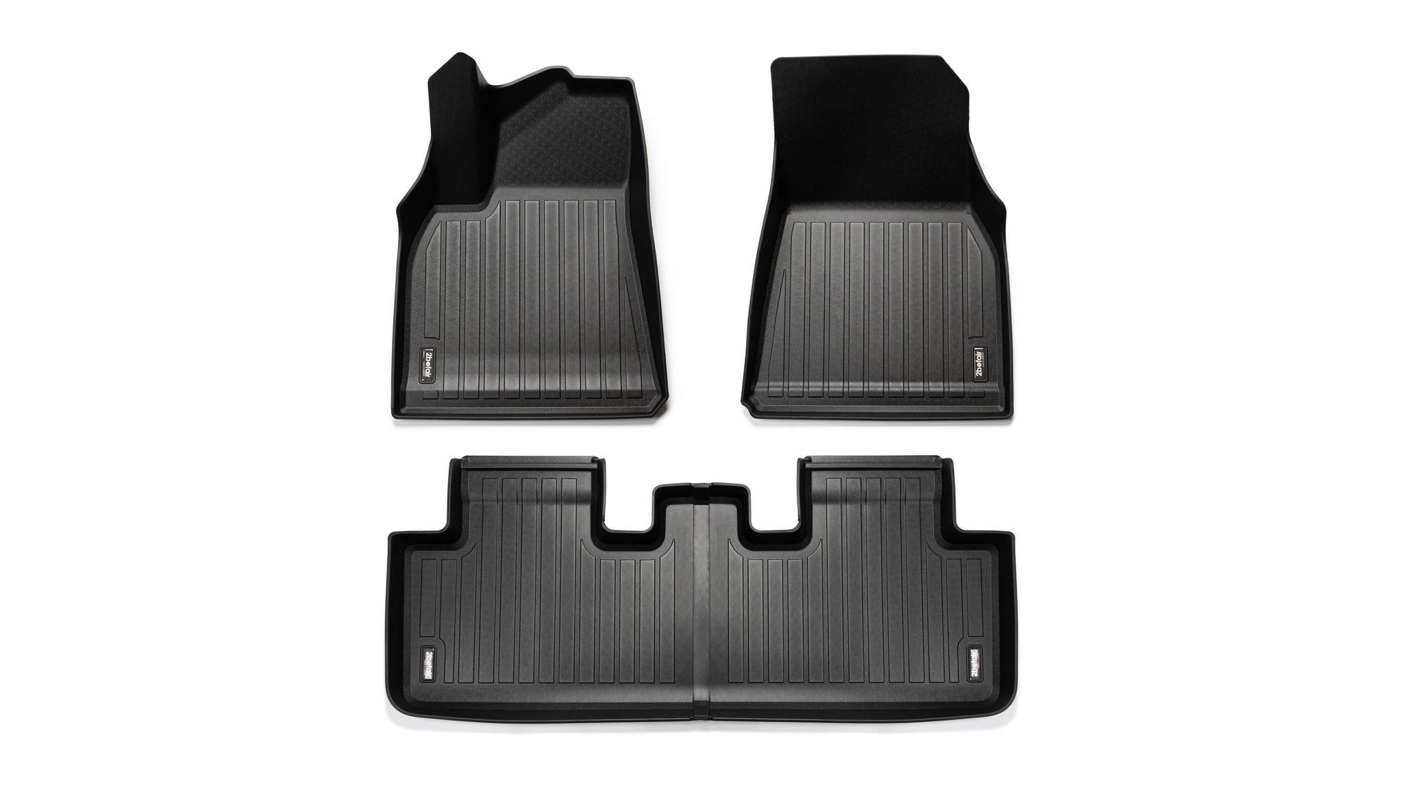 2befair Premium Gummimatten Set Innenraum für das Tesla Model Y