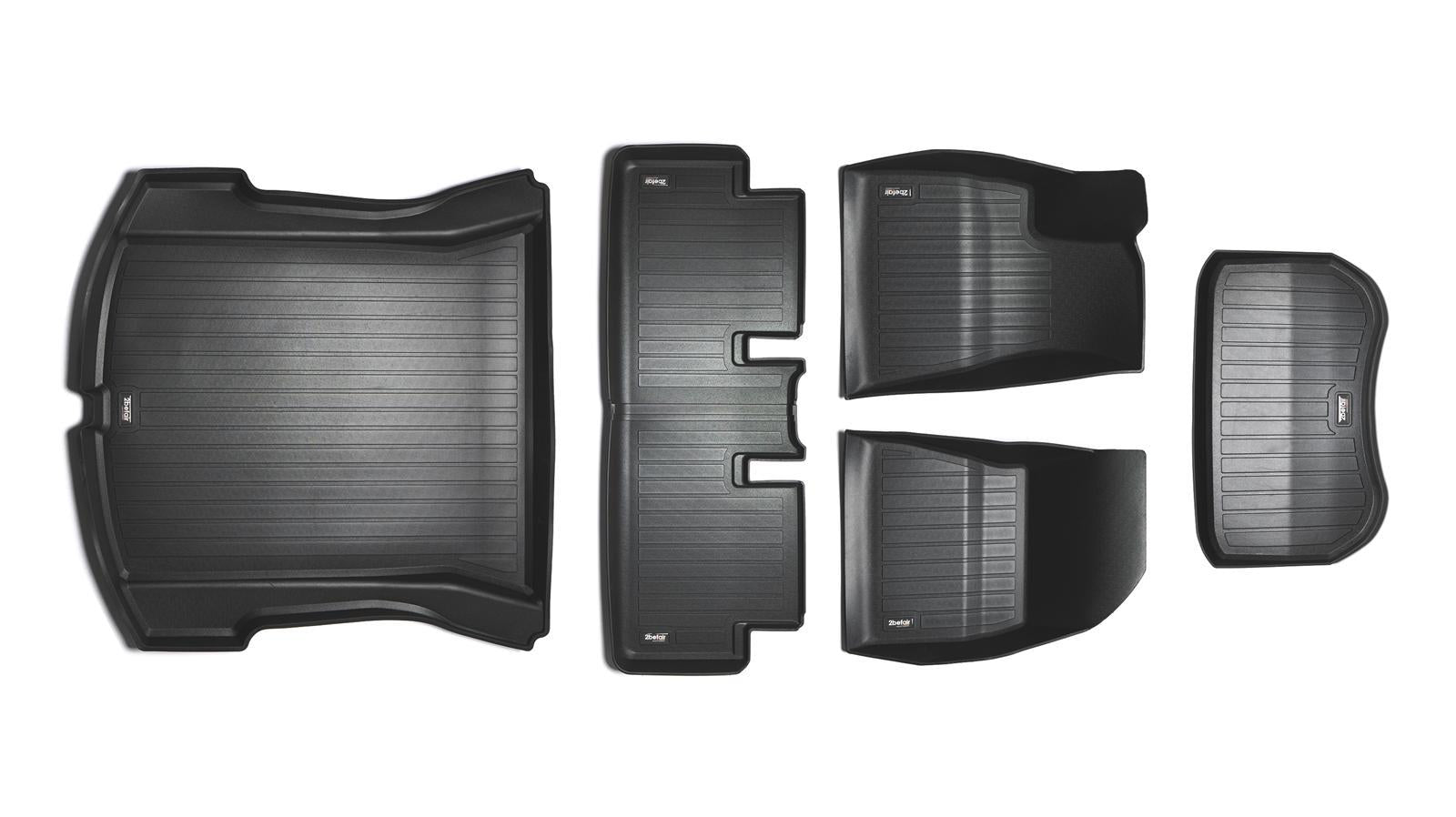 2befair All -weather mats overall set for the Tesla Model 3