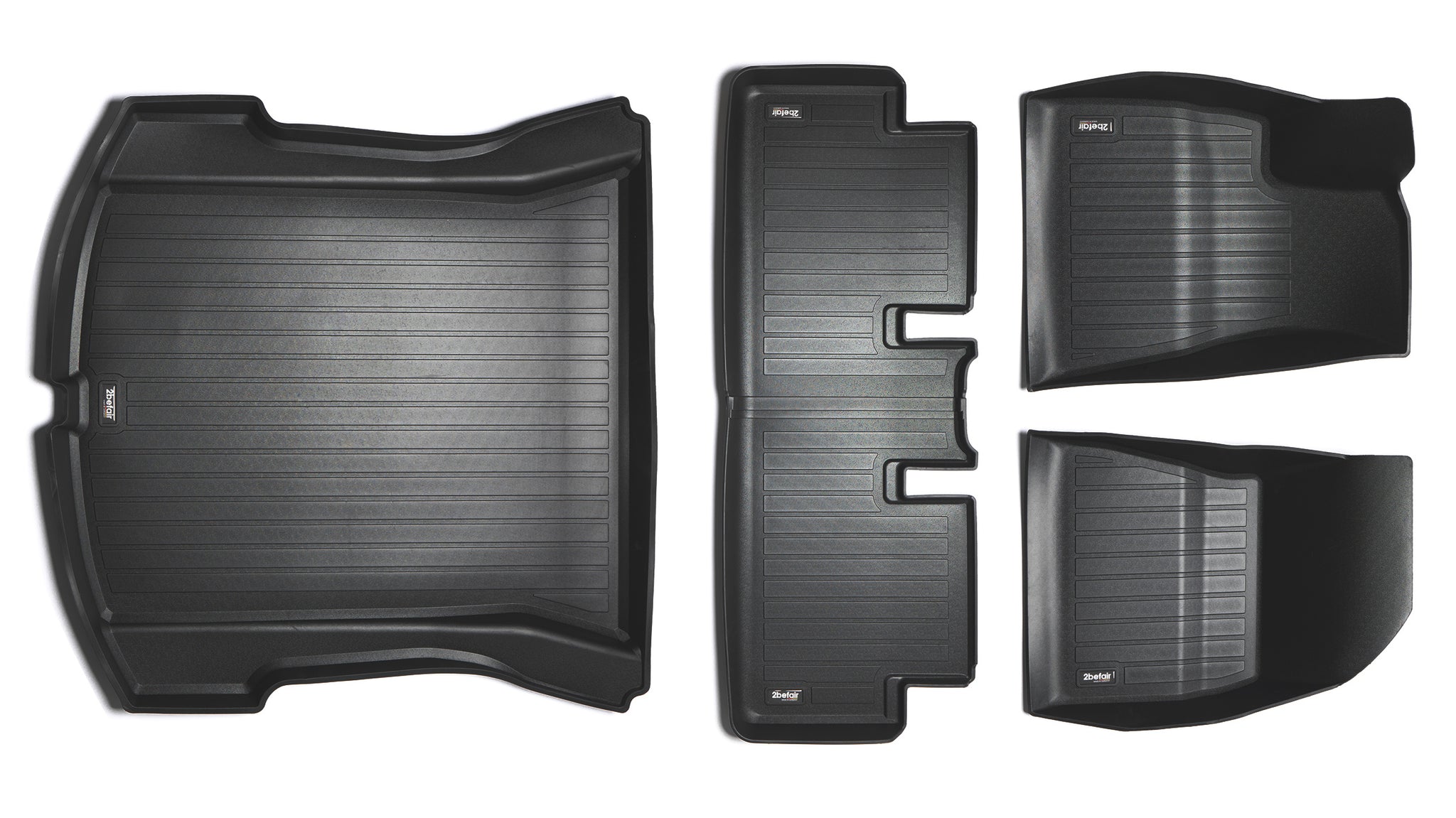 2befair All -weather mats overall set for the Tesla Model 3