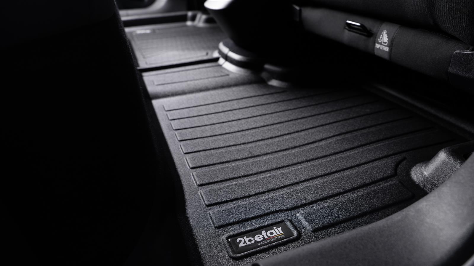 2befair rubber mats footwell at the back for the VW ID.3