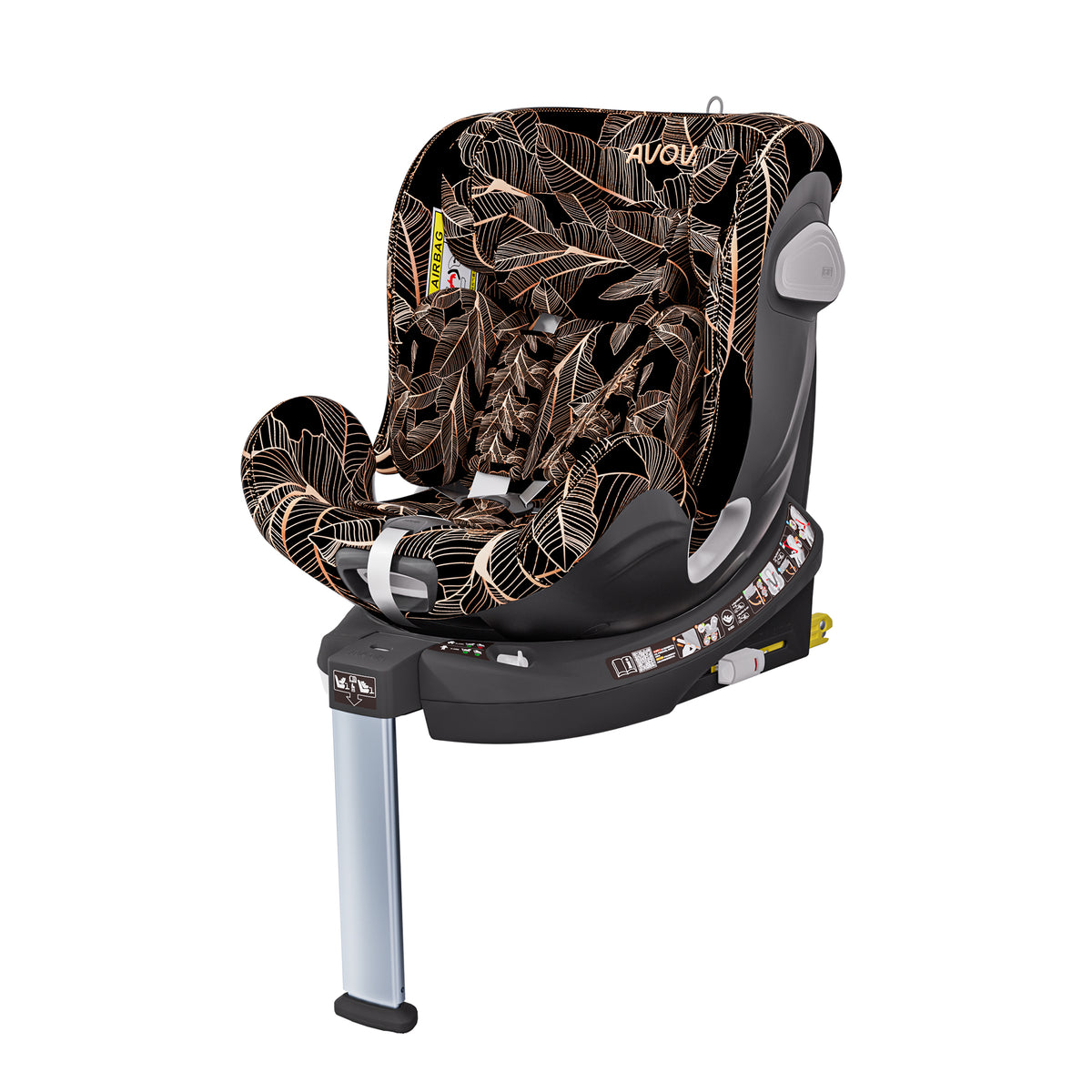 Avova Swan-Fix i-Size Reboarder Kindersitz in Gold Jungle