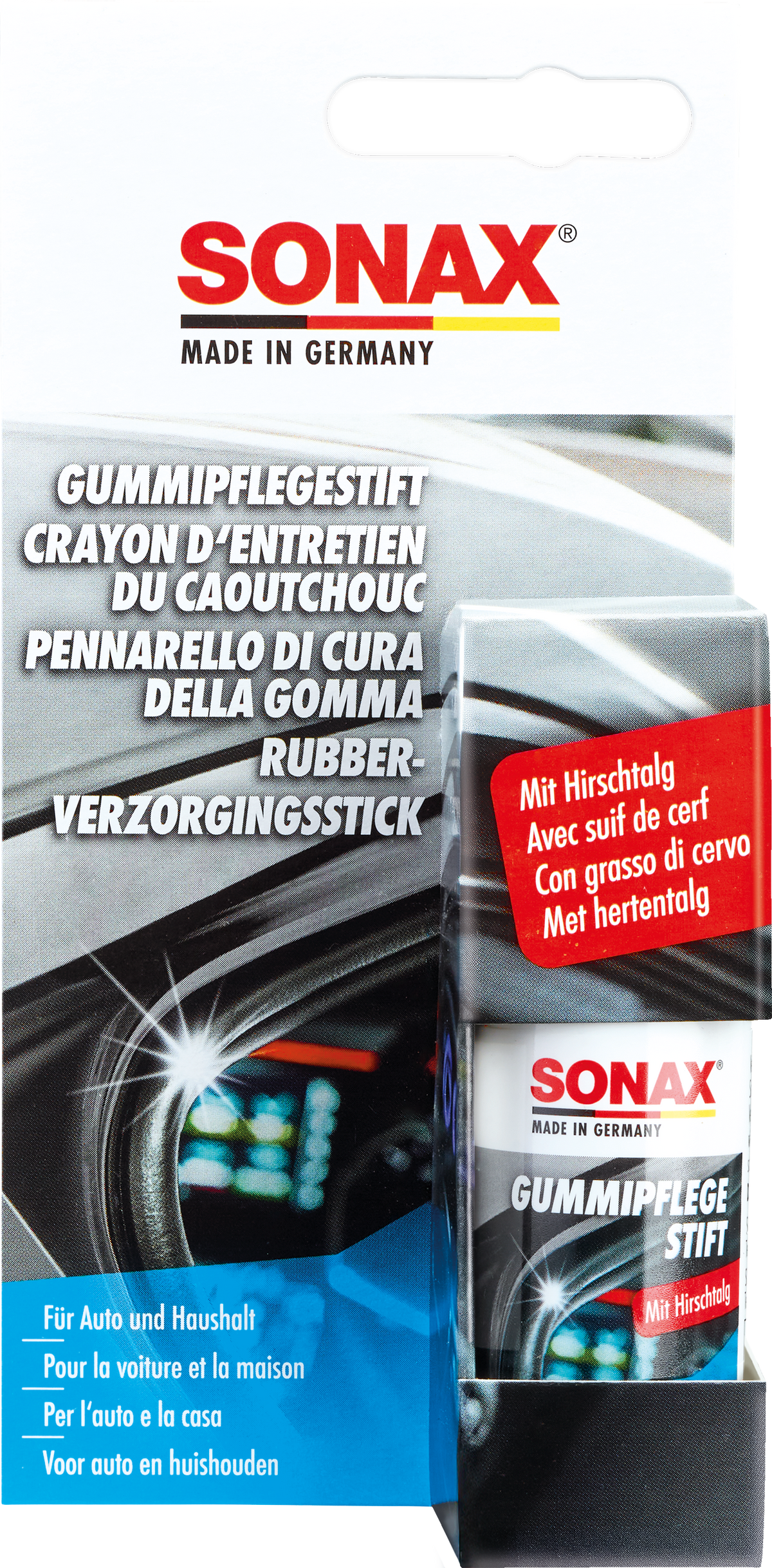 Sonax Gummipflegestift – Stift 20 g