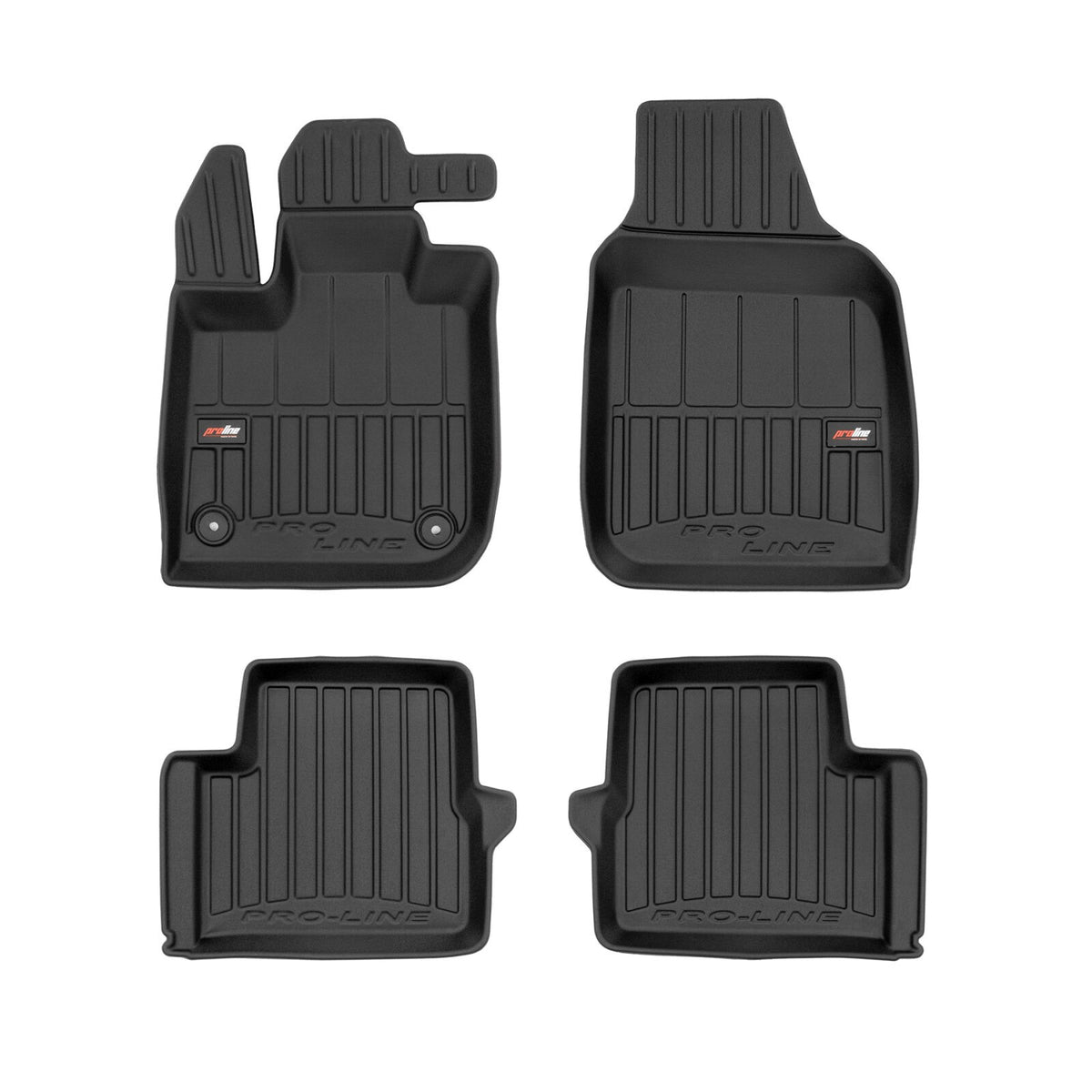 FroGum ProLine Premium-Gummimatten für den Fiat 500e II – Lieferumfang (3D426559)