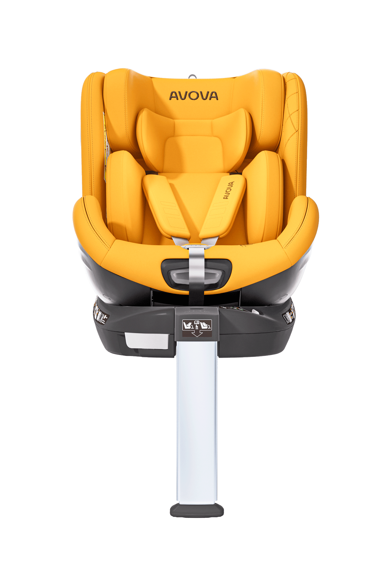 Avova Swan-Fix i-Size Reboarder Kindersitz in Beach Yellow