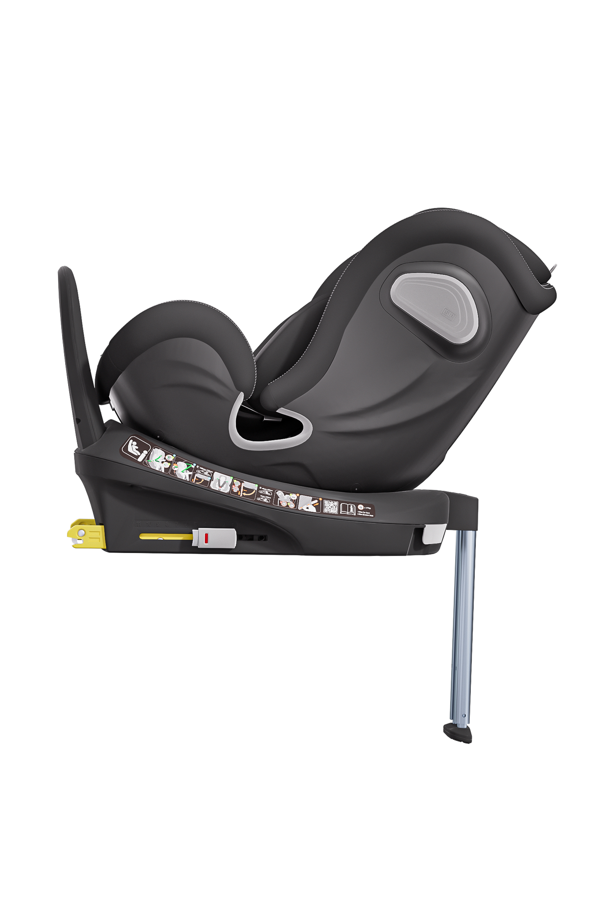 Avova Swan-Fix i-Size Reboarder Kindersitz in Pearl Black – Ansicht 7