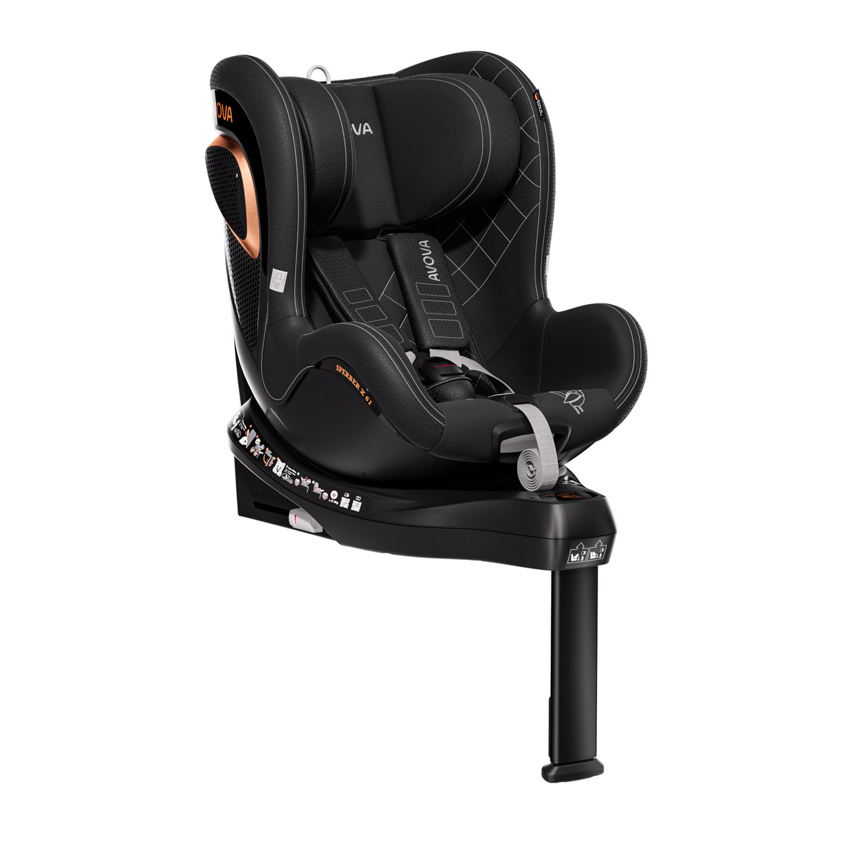 Avova Sperber X 61 Reboarder Kindersitz in Mystic Black – Ansicht 3