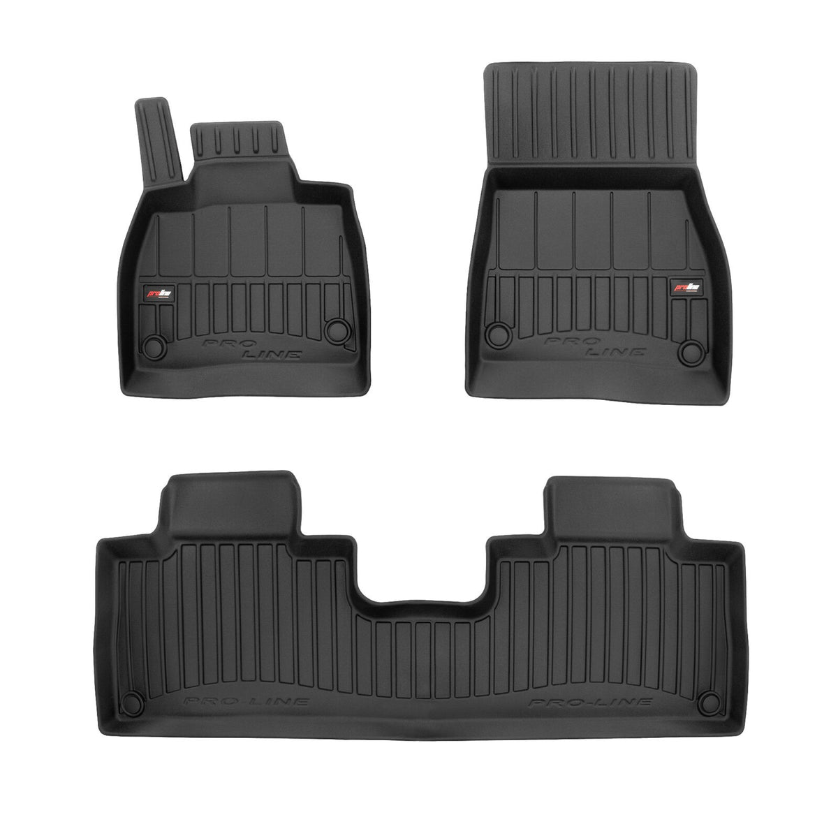 FroGum ProLine Premium-Gummimatten für den Mercedes-Benz EQS SUV – Lieferumfang (3D429406)