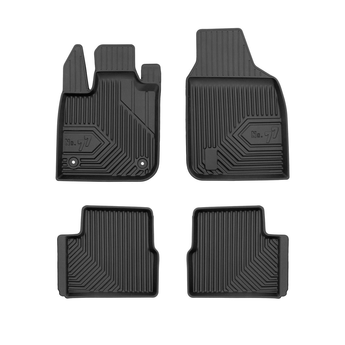 All -weather mats interior for the Fiat 500E II