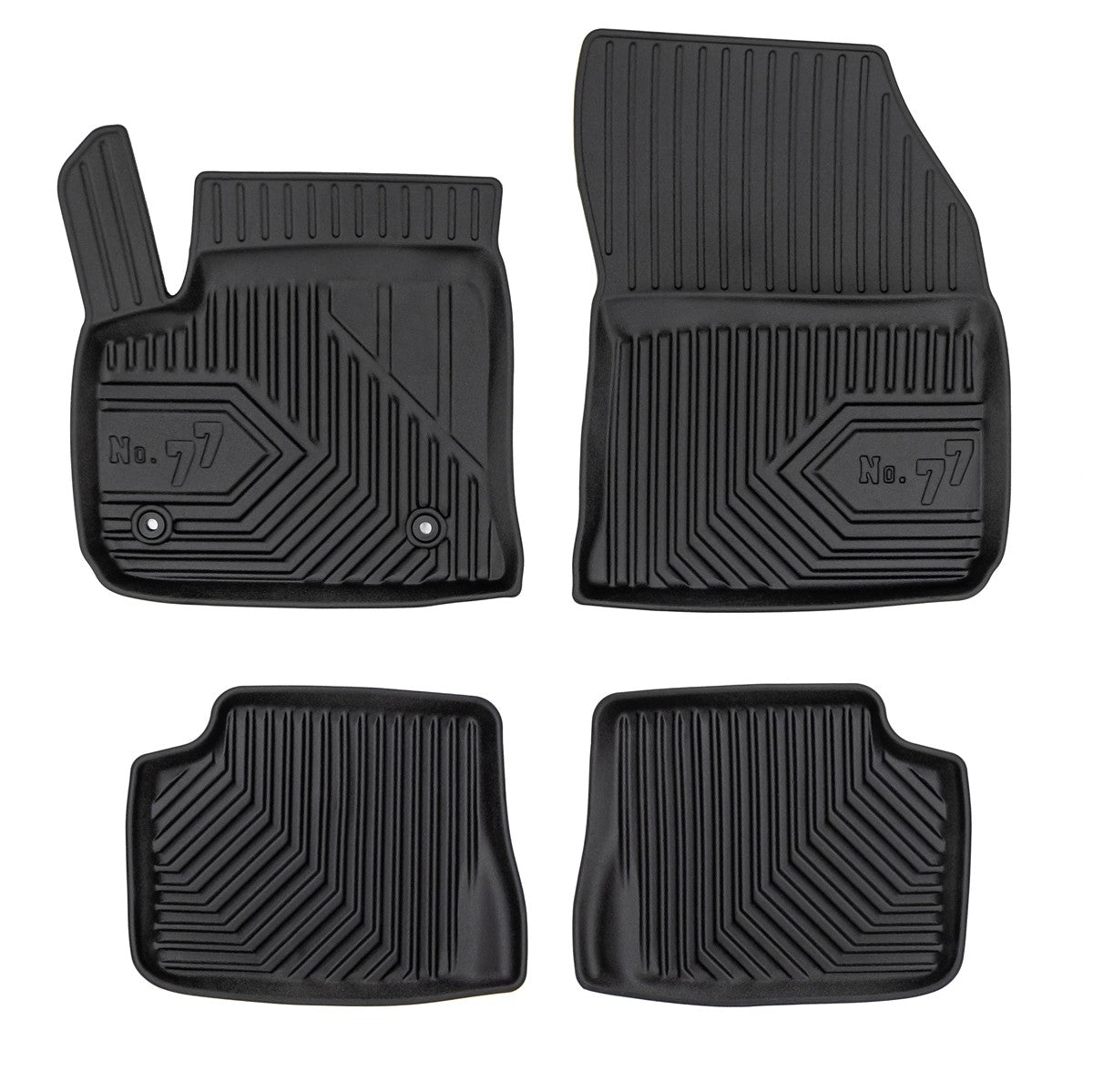 All -weather mats interior for the Fiat 600e