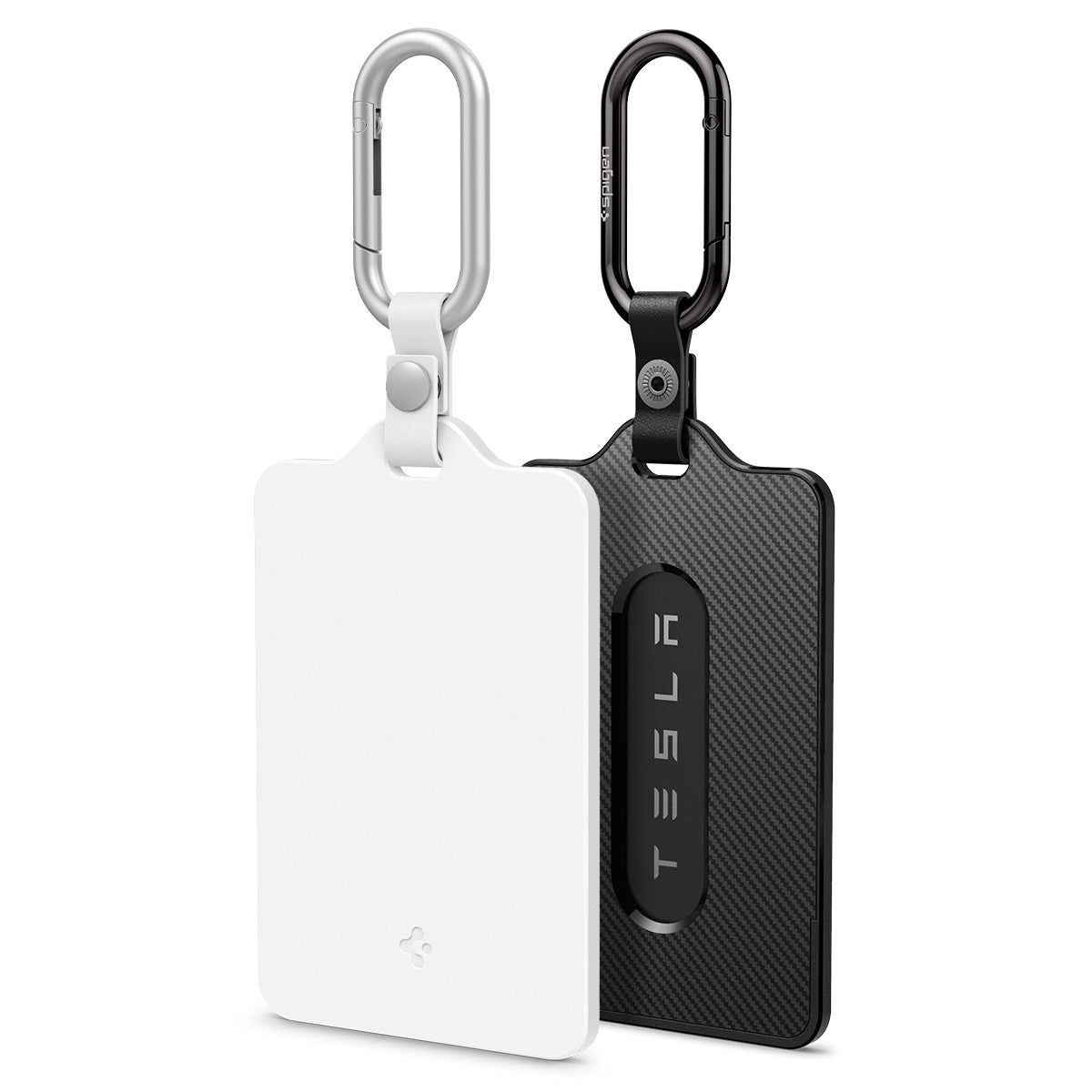 Spigen Kartenhalter 2er-Set in Schwarz und Weiß