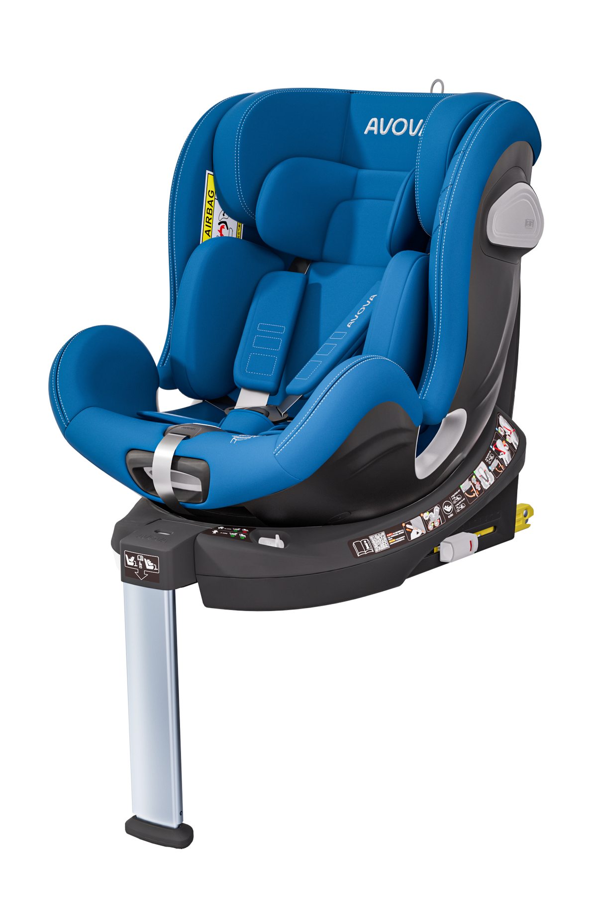 Avova Swan-Fix i-Size Reboarder Kindersitz in Summer Blue