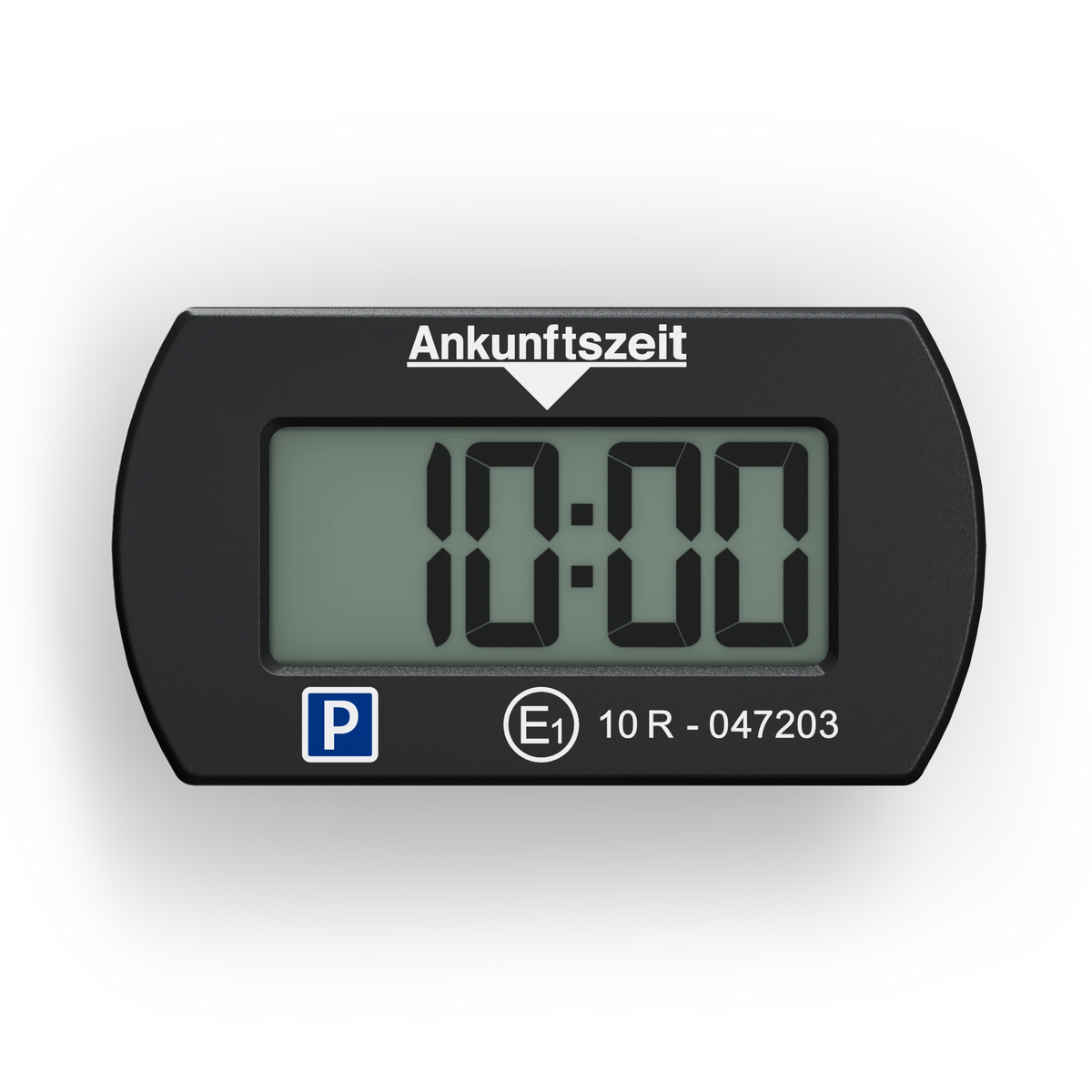 Needit Park Mini Schwarz, Vorderansicht mit großem Display