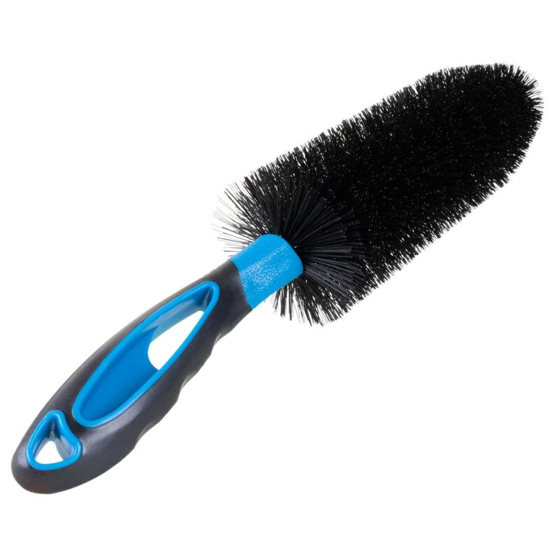 Premium Felgenbürste Schwarz-Blau mit ergonomischem Griff