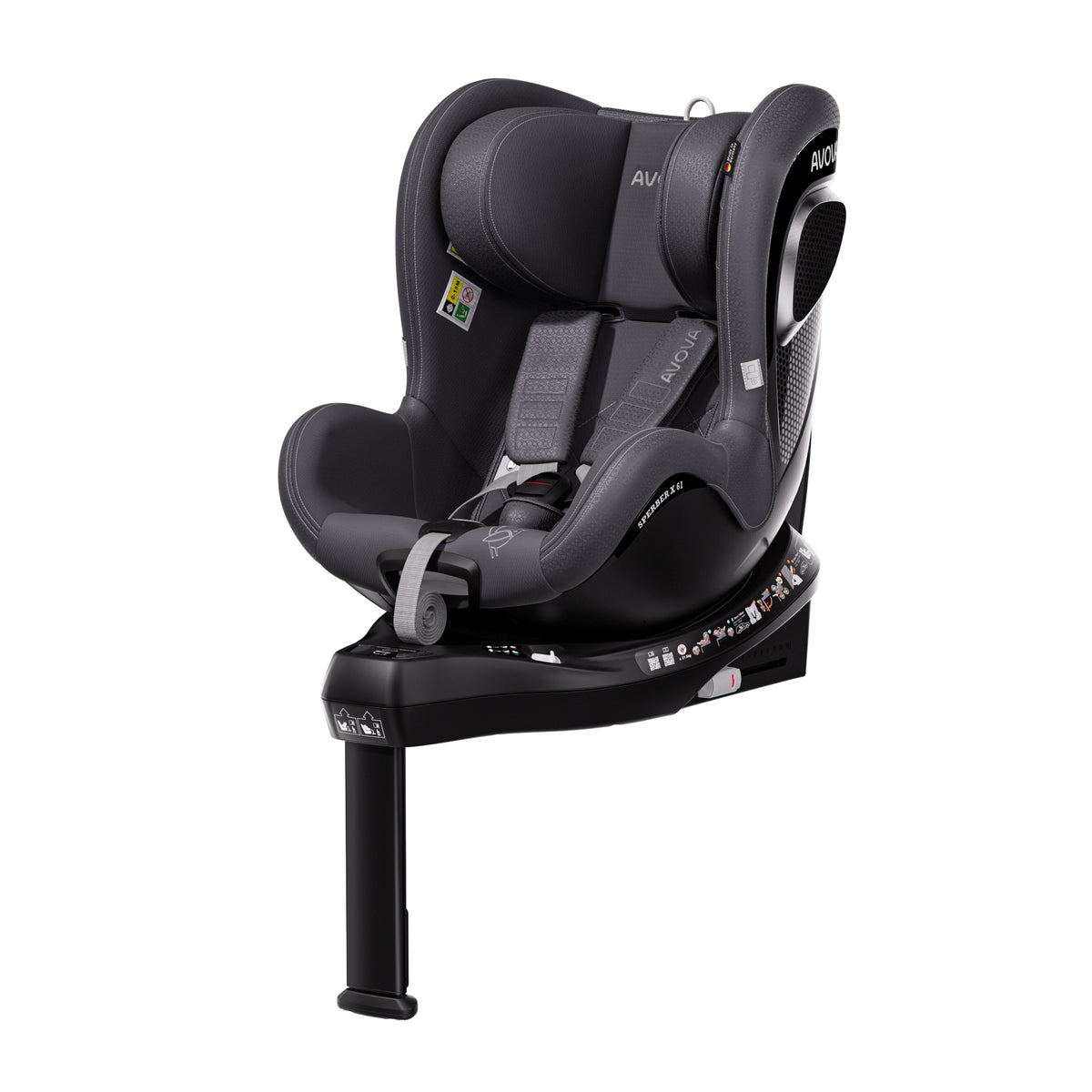 Avova Sperber X 61 Reboarder Kindersitz in Polar Grey