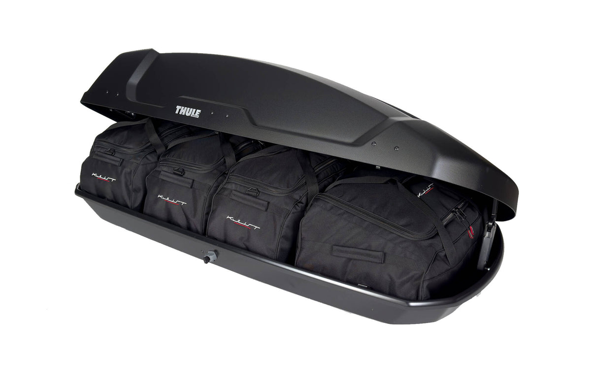 Kjust Taschenset in der Thule Force XT M Dachbox