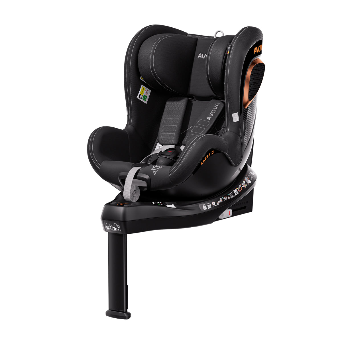 Avova Alera X1 Reboarder Kindersitz in Mystic Black