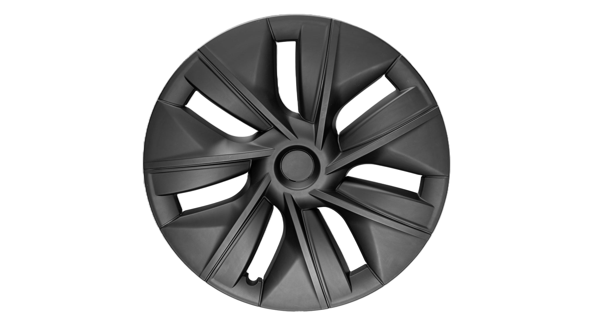 Aero hubcaps 4x in black for the Tesla Model Y