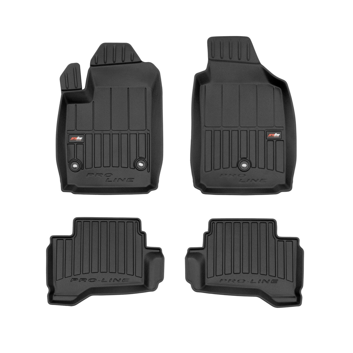 FroGum ProLine Premium-Gummimatten für den Fiat 500e I – Lieferumfang (3D426856)