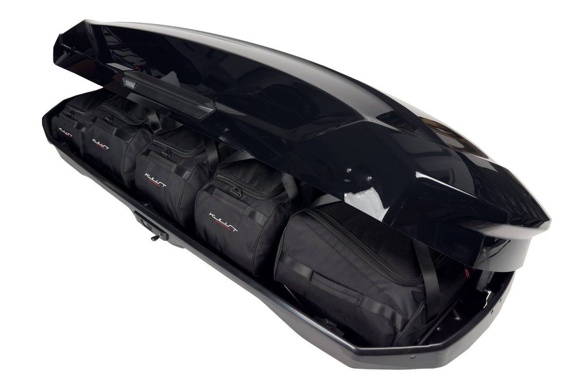 Kjust Taschenset in der Thule Motion 3 XXL Dachbox