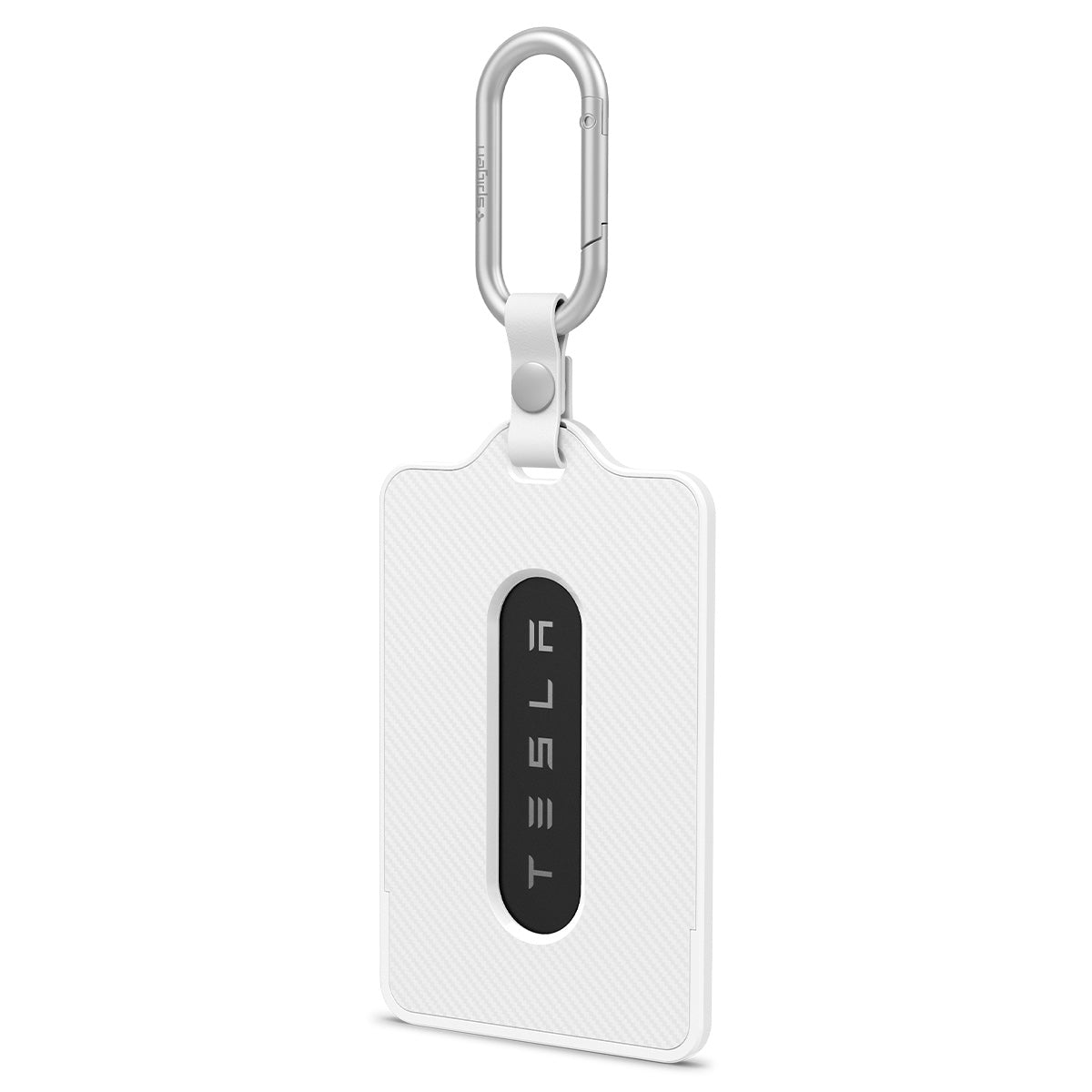 Spigen Kartenhalter für die Tesla Schlüsselkarte in Weiß