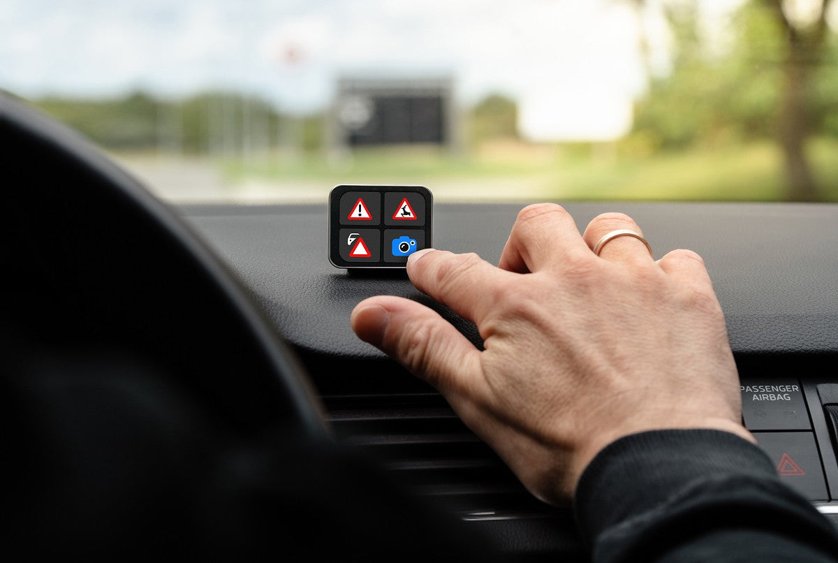 Gefahrenstelle per Touchdisplay am Saphe T melden