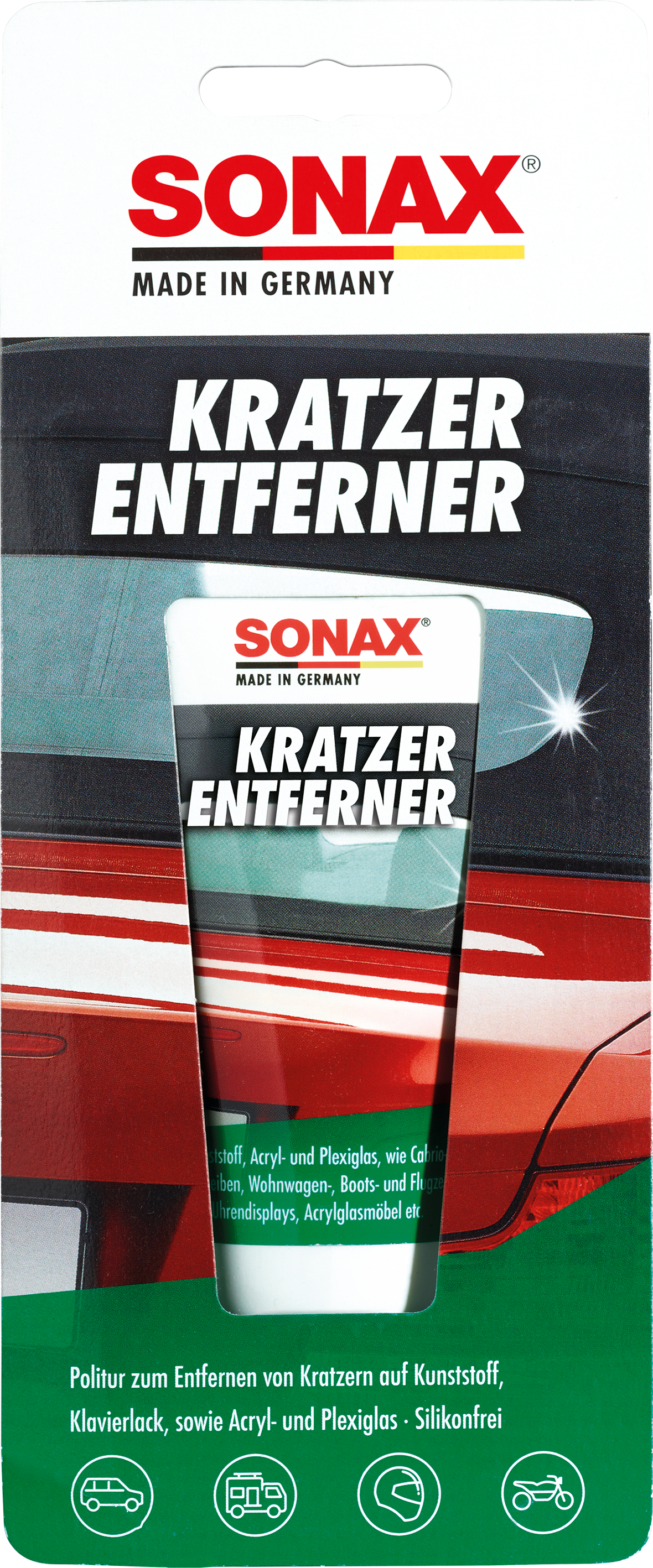 Sonax Kratzerentferner für Kunststoff – Tube 75 ml