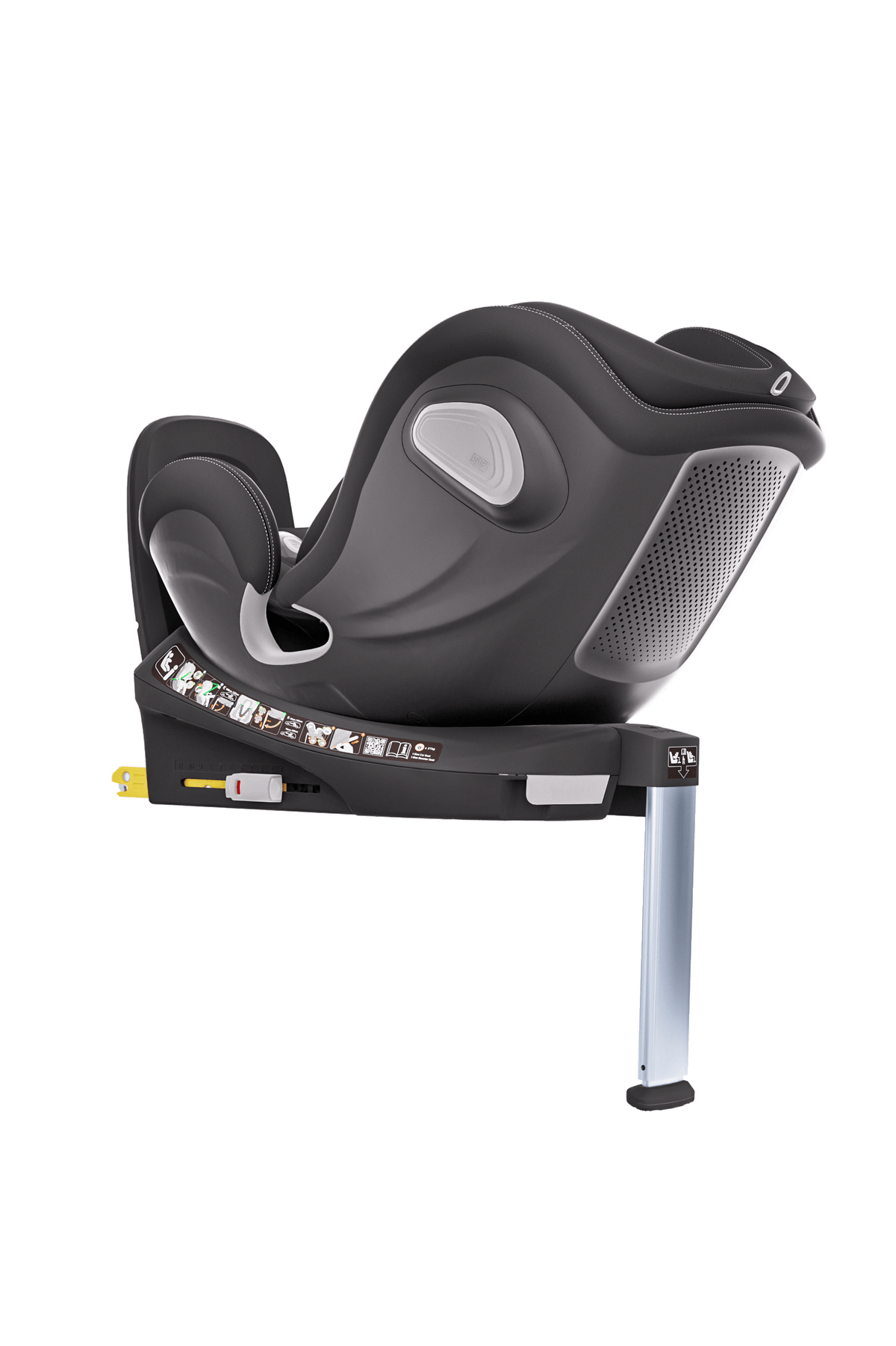 Avova Swan-Fix i-Size Reboarder Kindersitz in Pearl Black – Ansicht 4