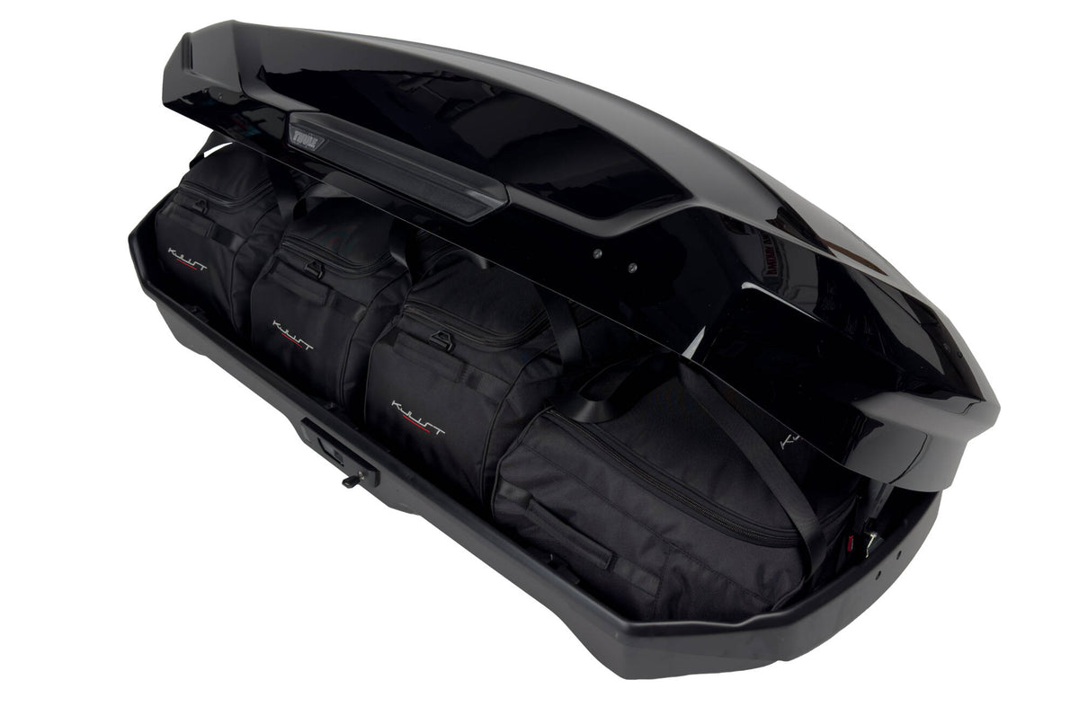 Kjust Taschenset in der Thule Motion 3 M Dachbox