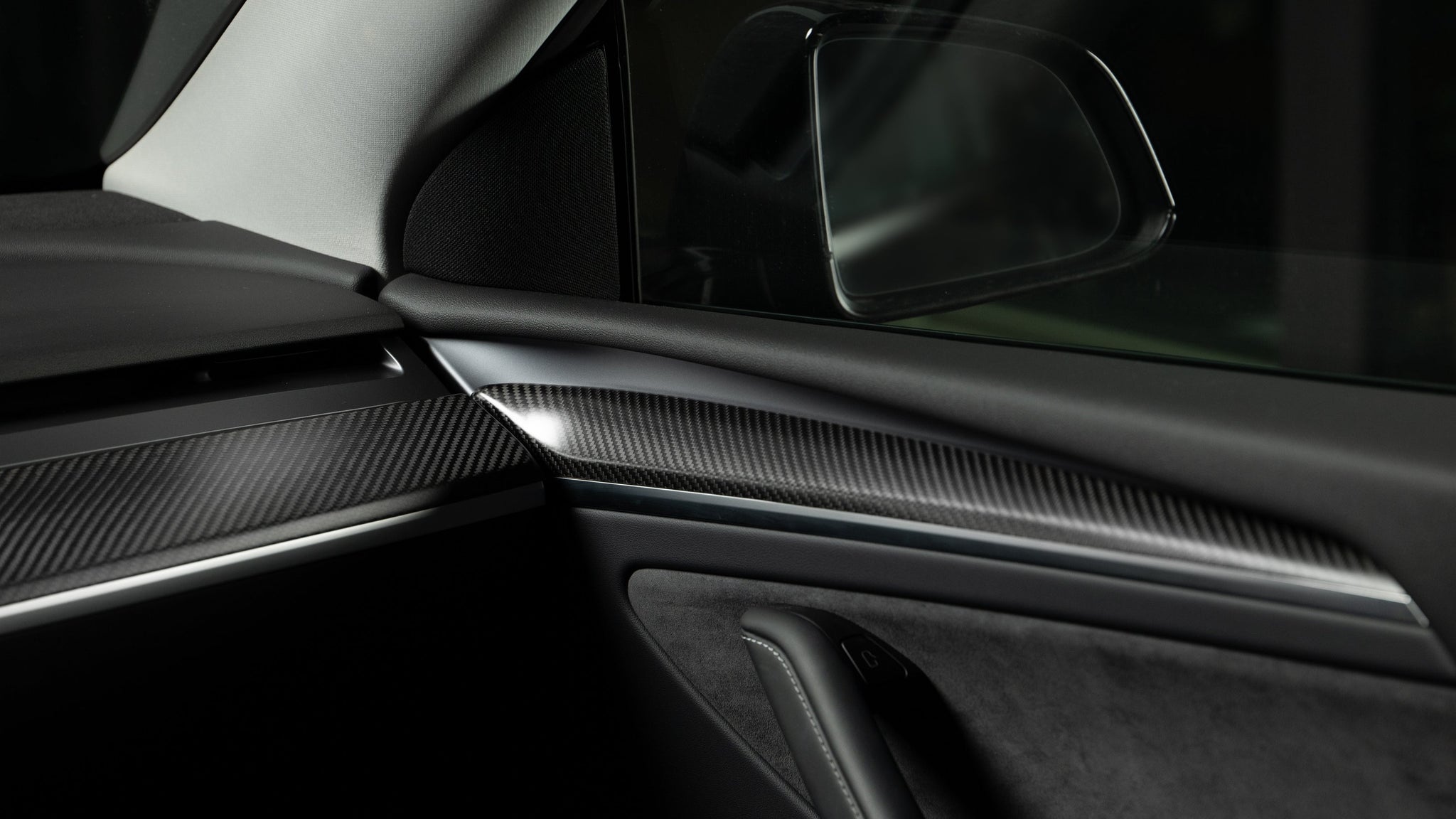 Echt-Carbon Dashboardleisten für das Tesla Model 3/Y