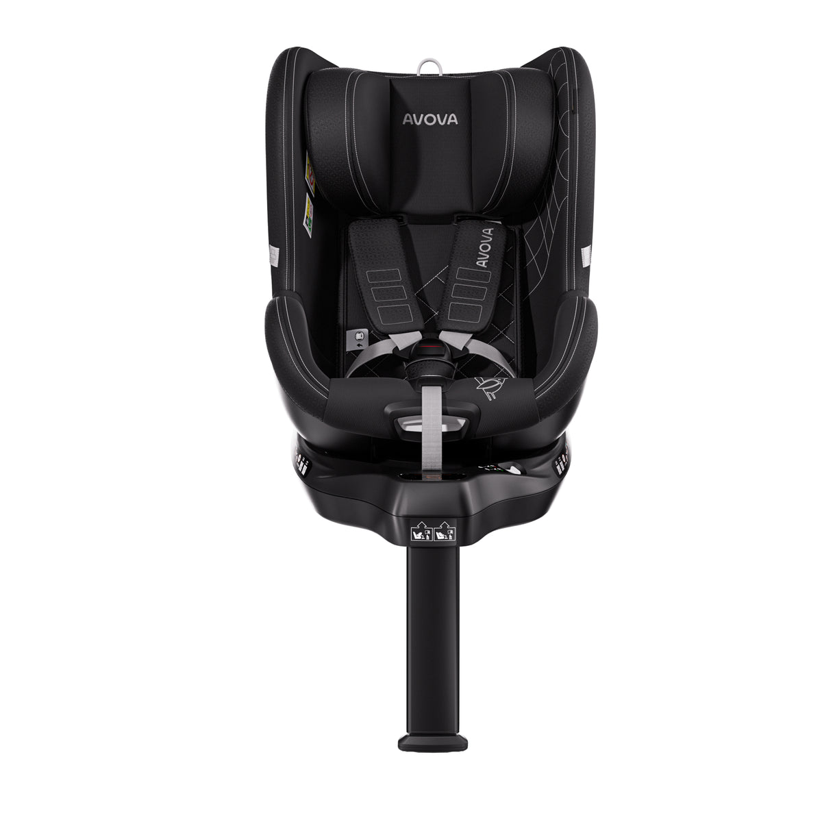 Avova Alera X1 Reboarder Kindersitz in Mystic Black – Ansicht 3