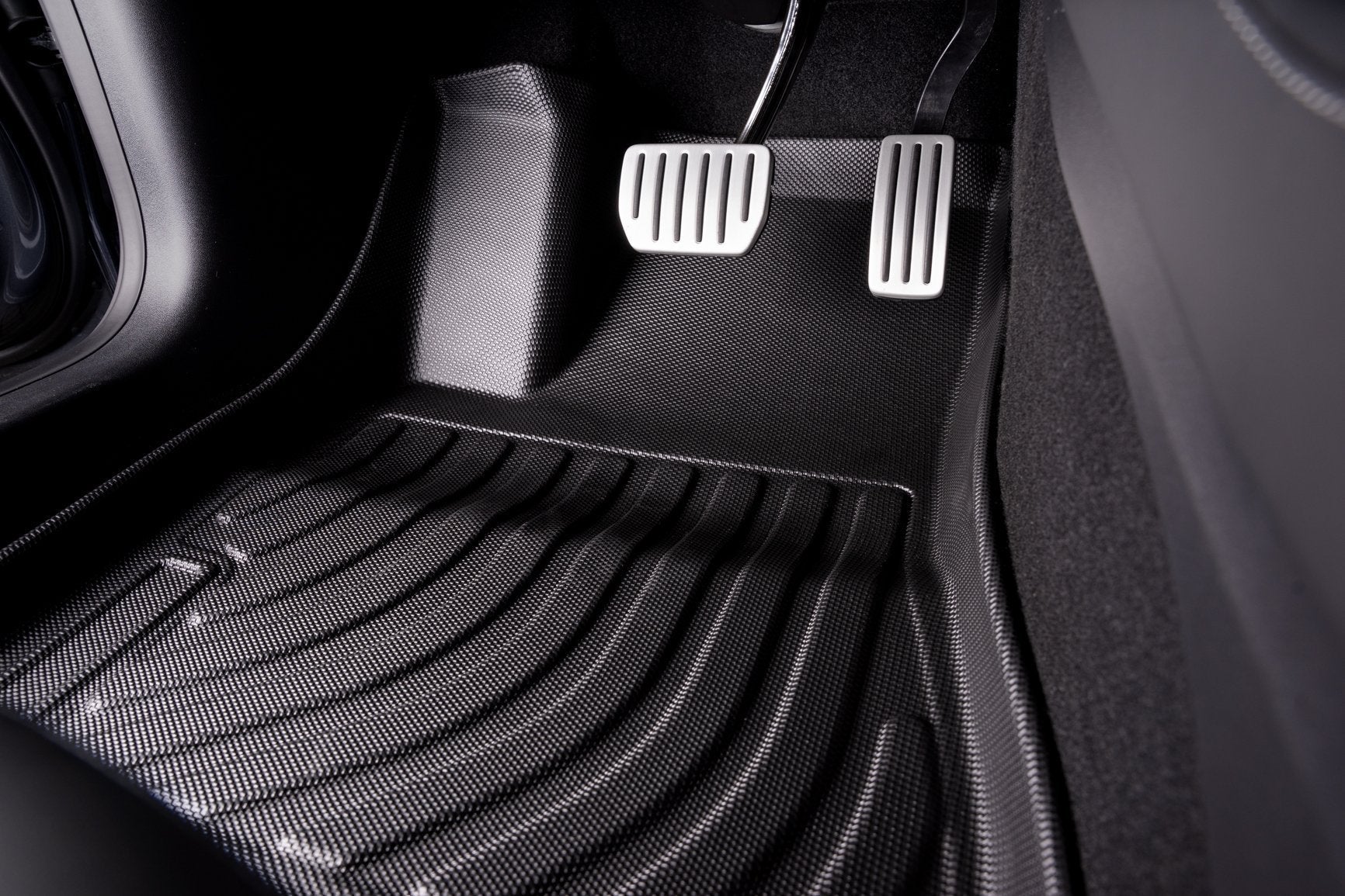 Gummimatten Fußraum vorne für das Tesla Model 3