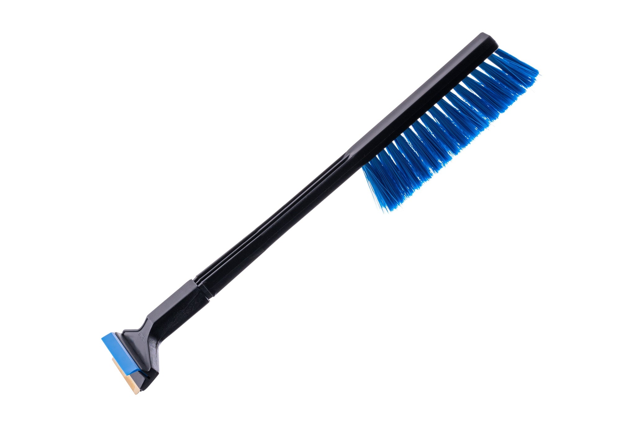 Combined ice scraper with whisk