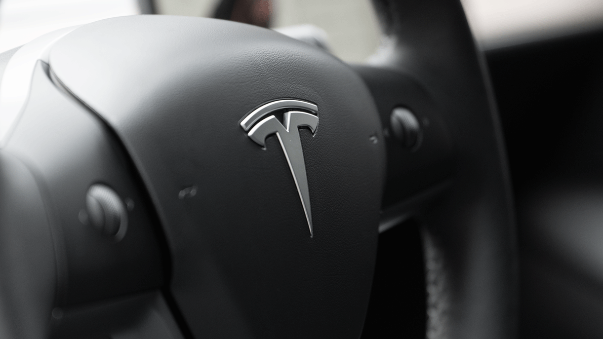 Logo emblems for the Tesla Model Y
