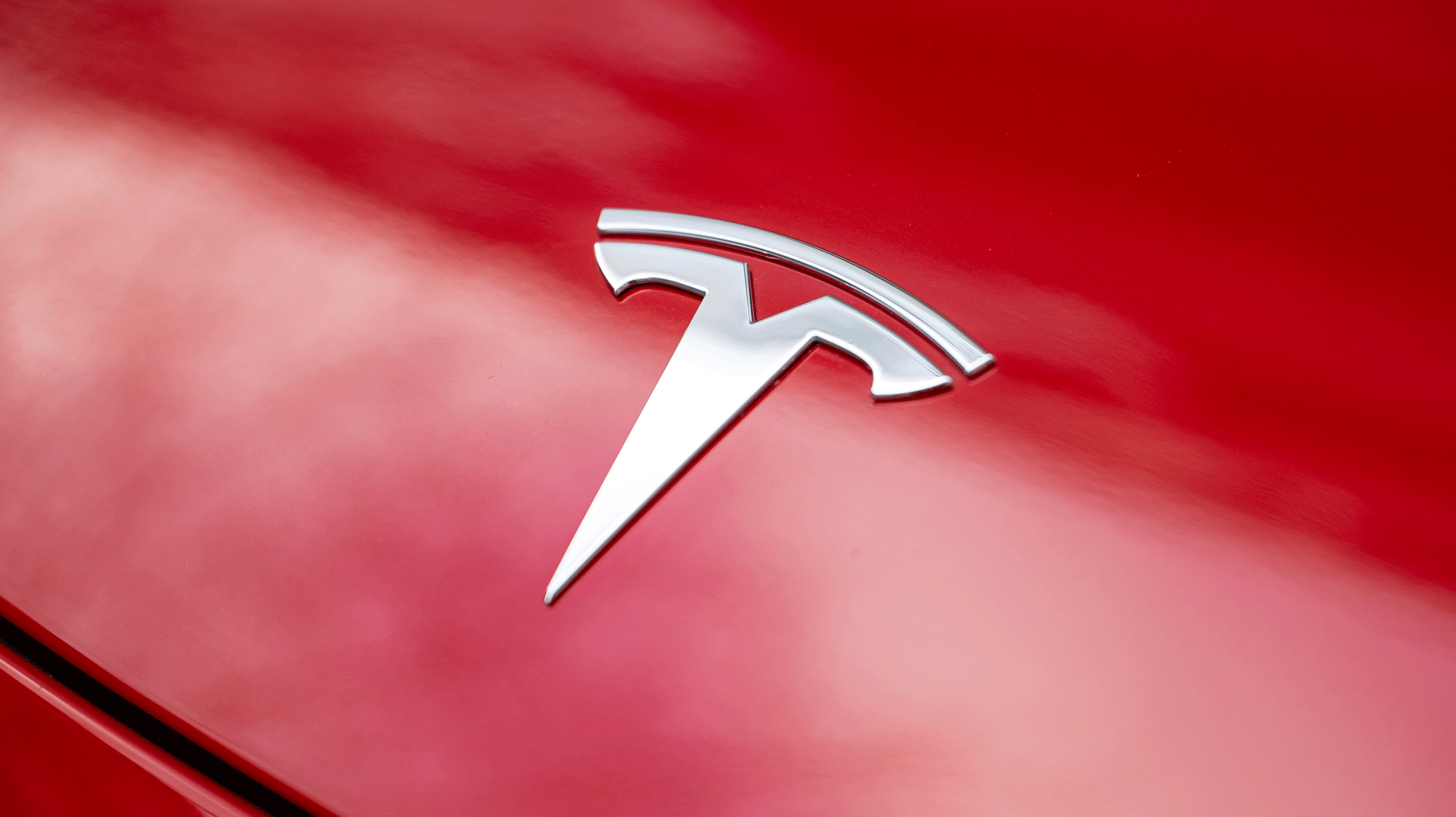 Logo emblems for the Tesla Model Y