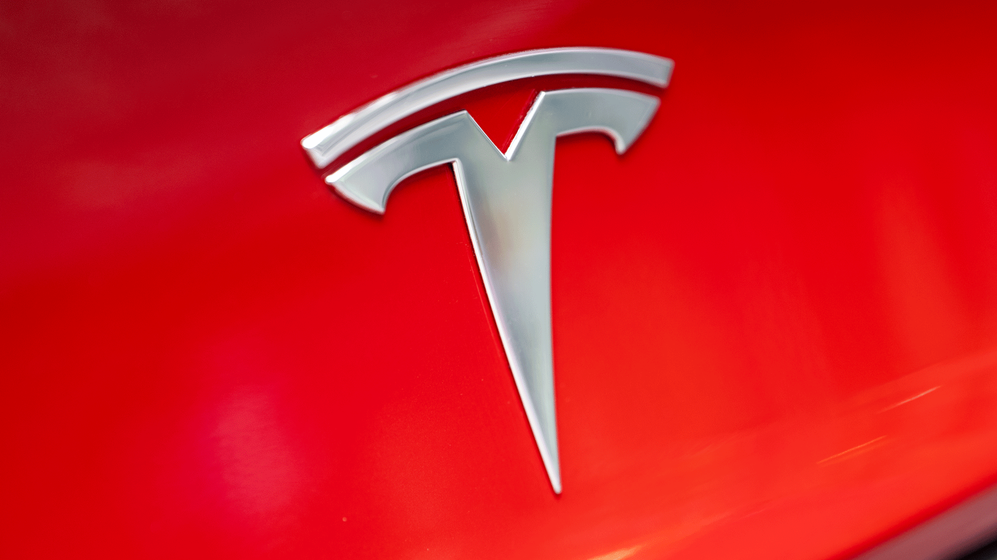 Logo Embleme in Schwarz für das Tesla Model 3