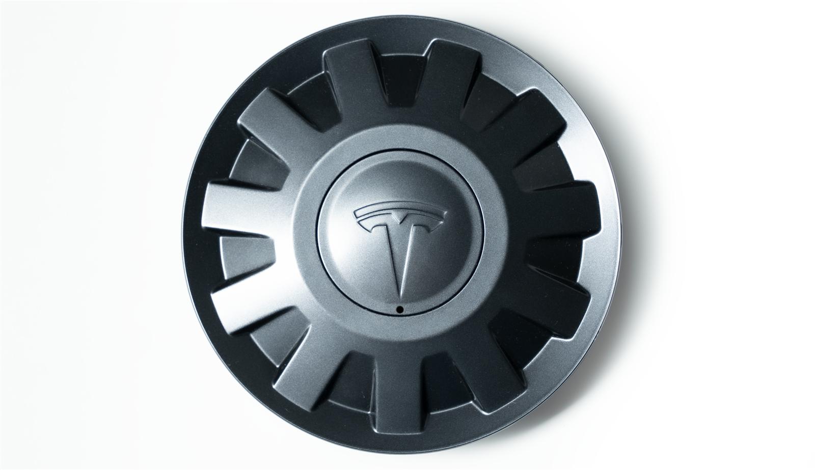 Große Radnabenabdeckung (4x) für 18" Photon Felgen des Tesla Model 3 Highland