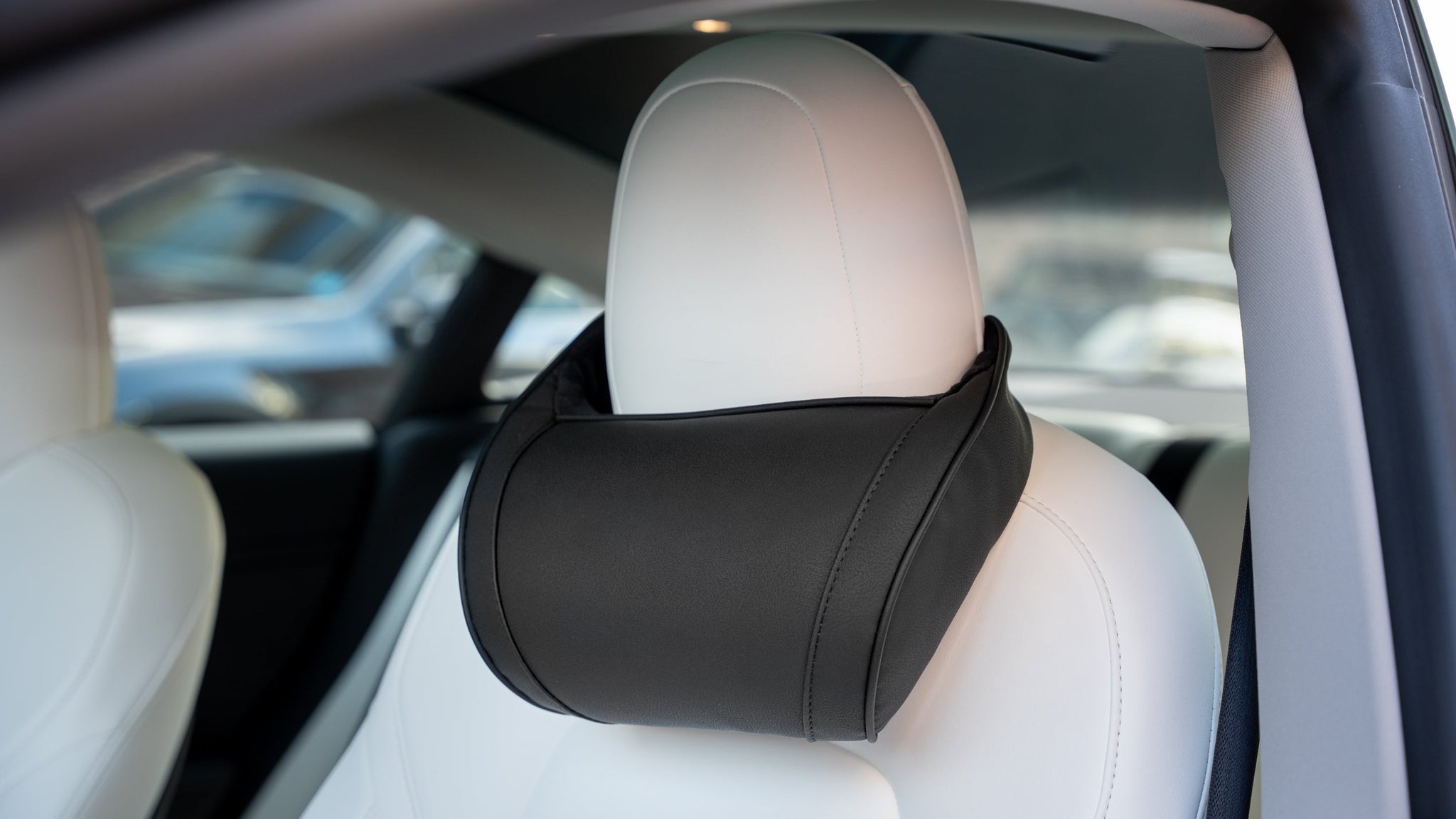 Naked pillows for the headrest