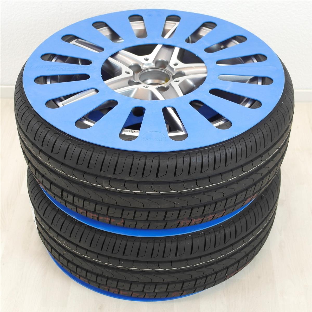 Rad protection mats for the storage of bikes