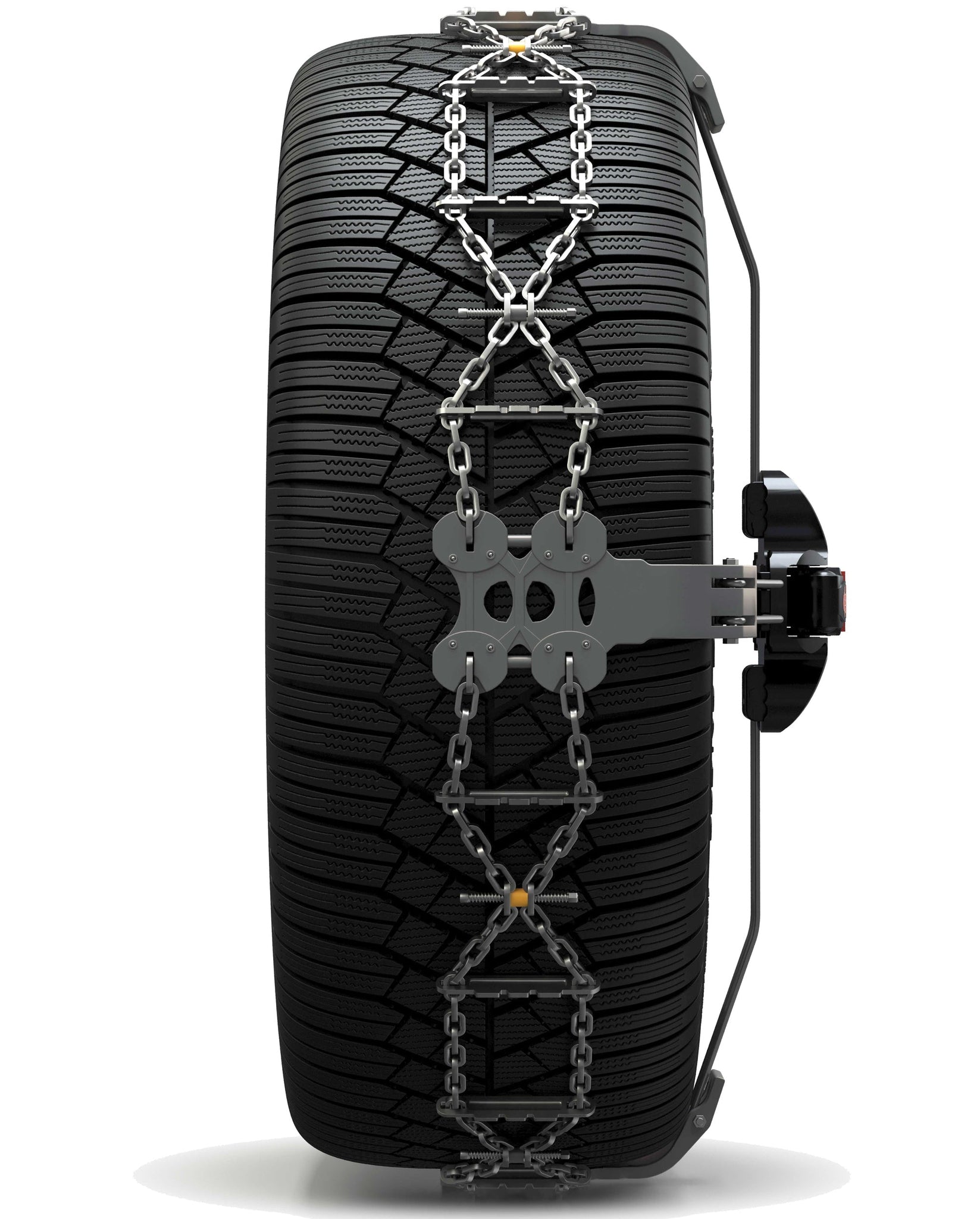 Snow chains for the Tesla Model 3