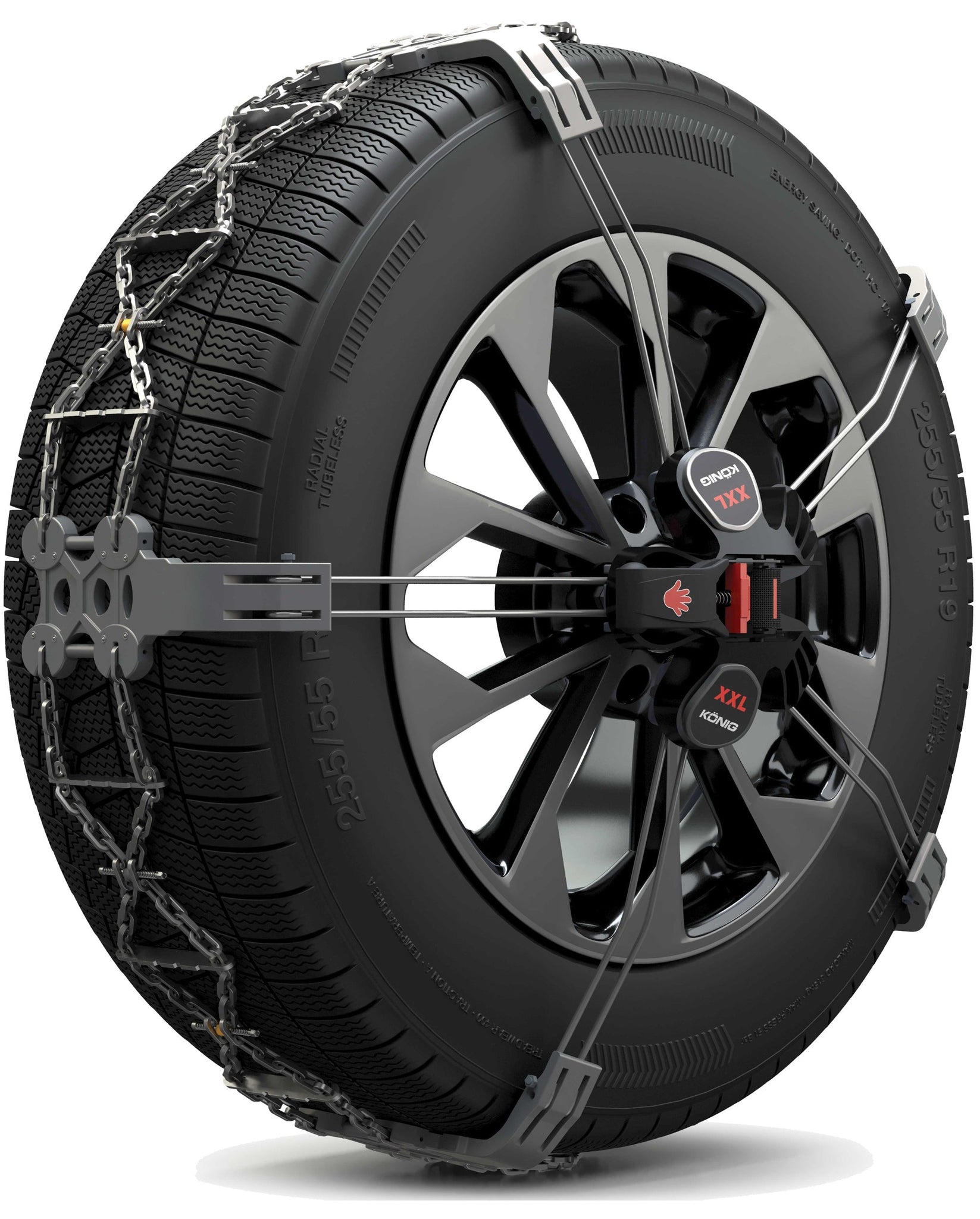Snow chains for the Tesla Model Y