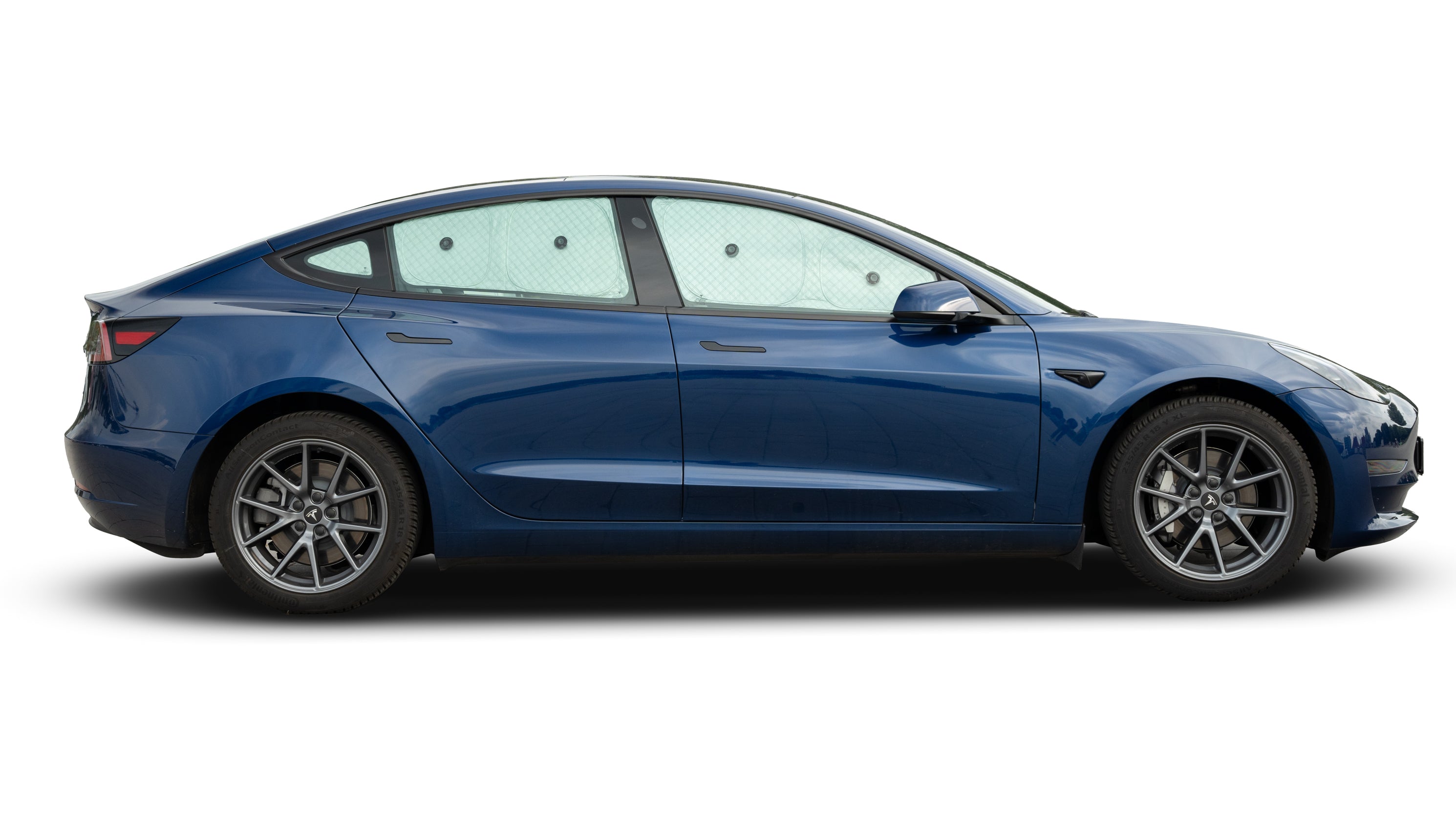 Seiten/Heckscheiben Sonnen- und Sichtschutz für das Tesla Model 3