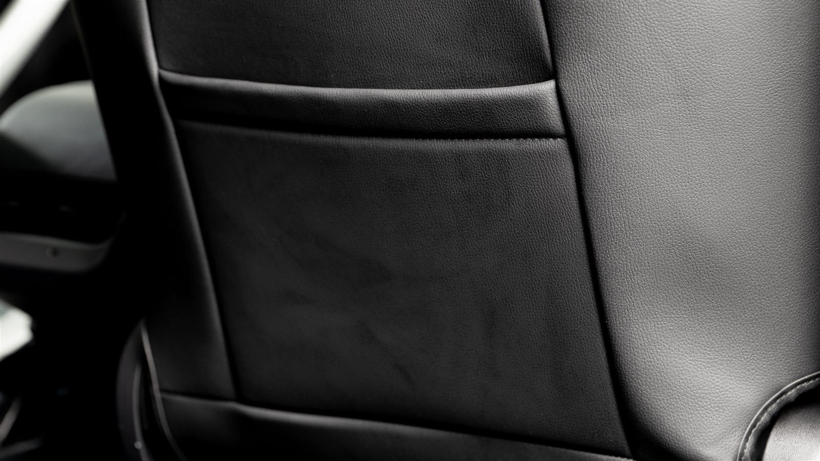 Trittschutz (2x) for the back of the front seats of all Tesla models
