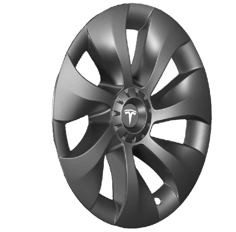 Turbo Radkappen im Turbinen Design für das Tesla Model Y
