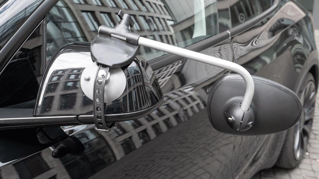 Caravan mirror for the Tesla Model Y